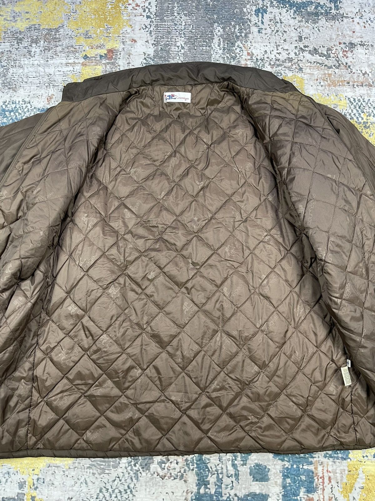 Courreges Courreges Back Hit Logo Zipper Down Jackets Size US XS / EU 42 / 0 - 9 Thumbnail
