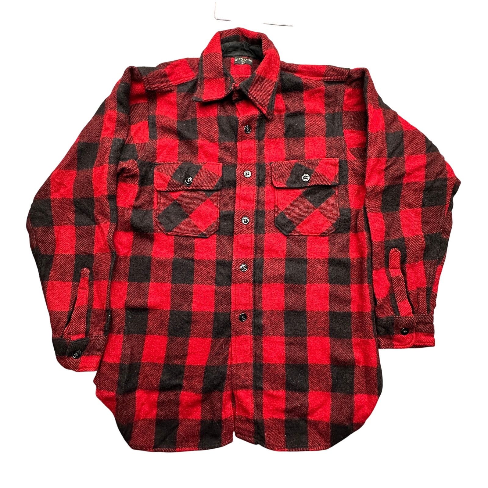Other Vintage 60s Winter King Wool Buffalo Check Flannel Shirt M Size US M / EU 48-50 / 2 - 1 Thumbnail