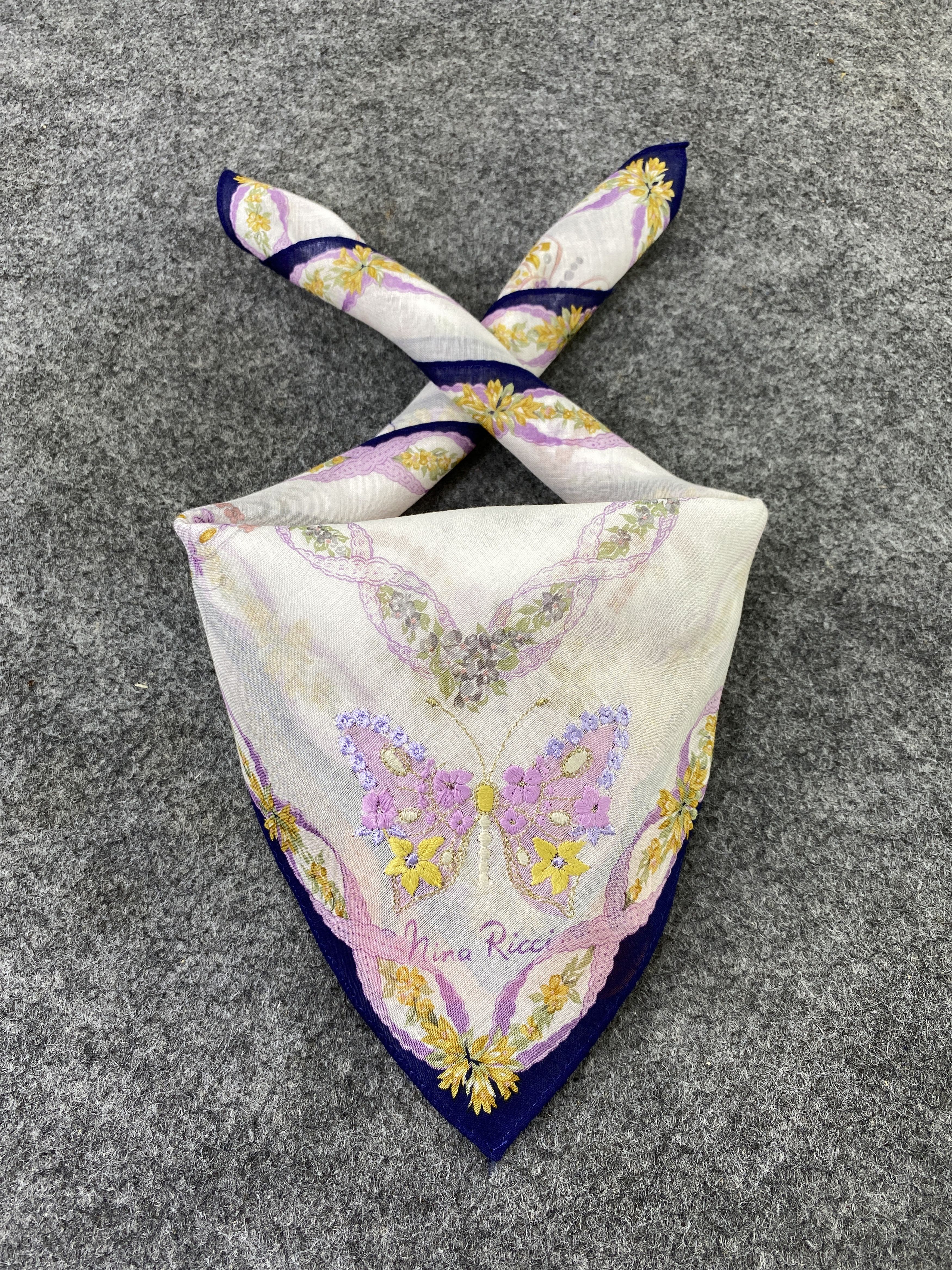 Nina Ricci Nina Ricci Handkerchief / Bandana / Neckerchief-B453 Size ONE SIZE - 2 Thumbnail
