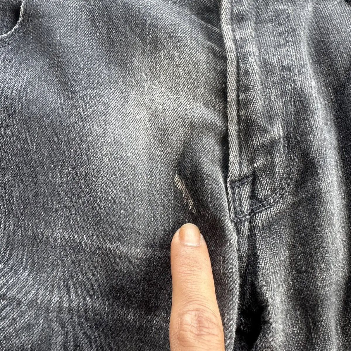 Fragment Design × Vanquish BLACK BY VANQUISH Jeans Blank Stretchable Rugged Pants Size US 31 - 17 Thumbnail