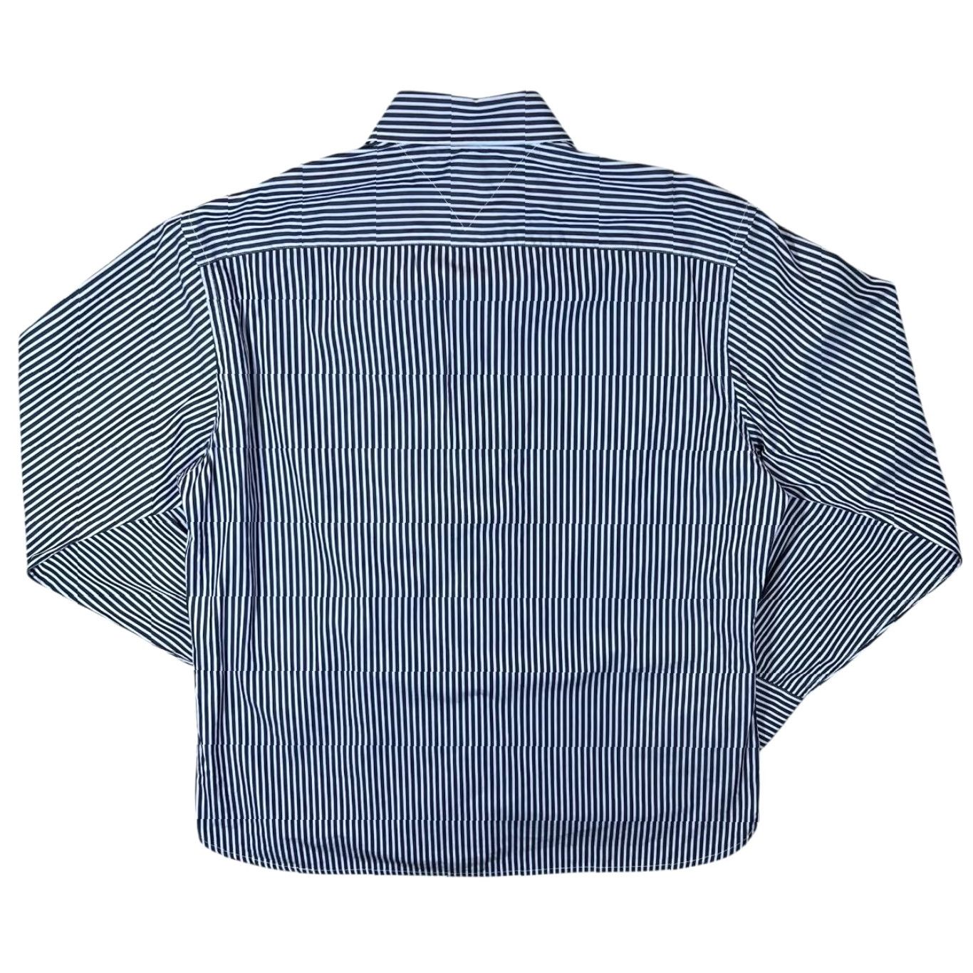 Tommy Hilfiger Tommy Hilfiger Shirt Button-Up XL 80s Striped Navy/Blue/White Cotton Long Sleeve Mens Regular - 2 Ply 100% Cotton Shirt, Casual, Button-Down Collar Size US XL / EU 56 / 4 - 2 Thumbnail