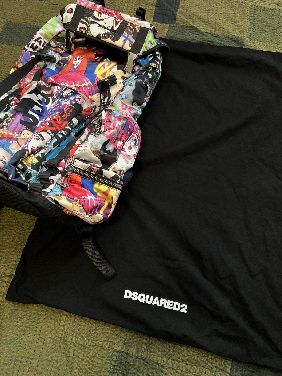 Dsquared2 DSQUARED2 Anime Manga Japan Exclusive Punk Hiking Backpack Size ONE SIZE - 2 Thumbnail