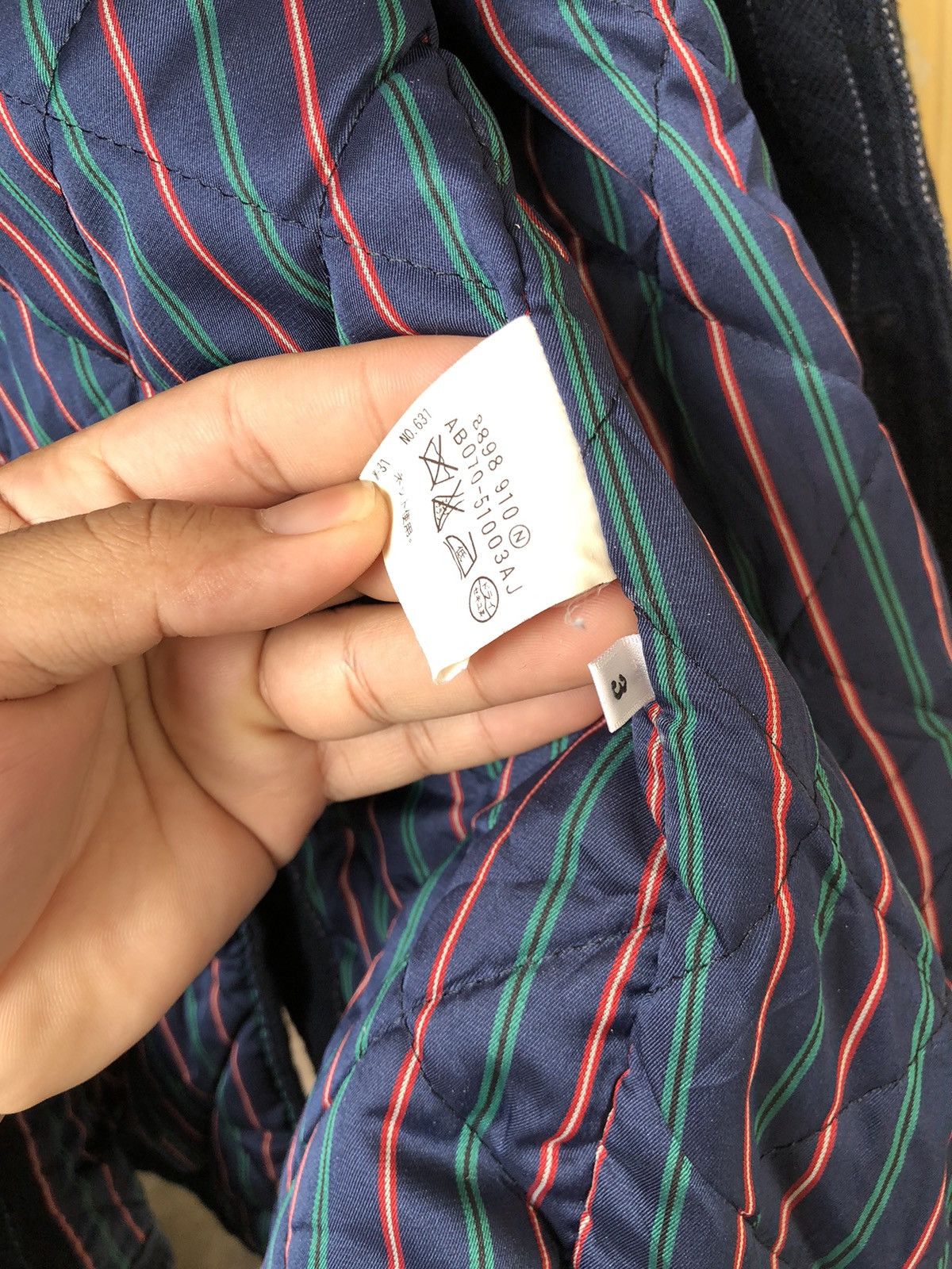 Schott Rare❗️Schott x Takeo Kikuchi Wool Stripe Pea Coat Size US S / EU 44-46 / 1 - 12 Thumbnail