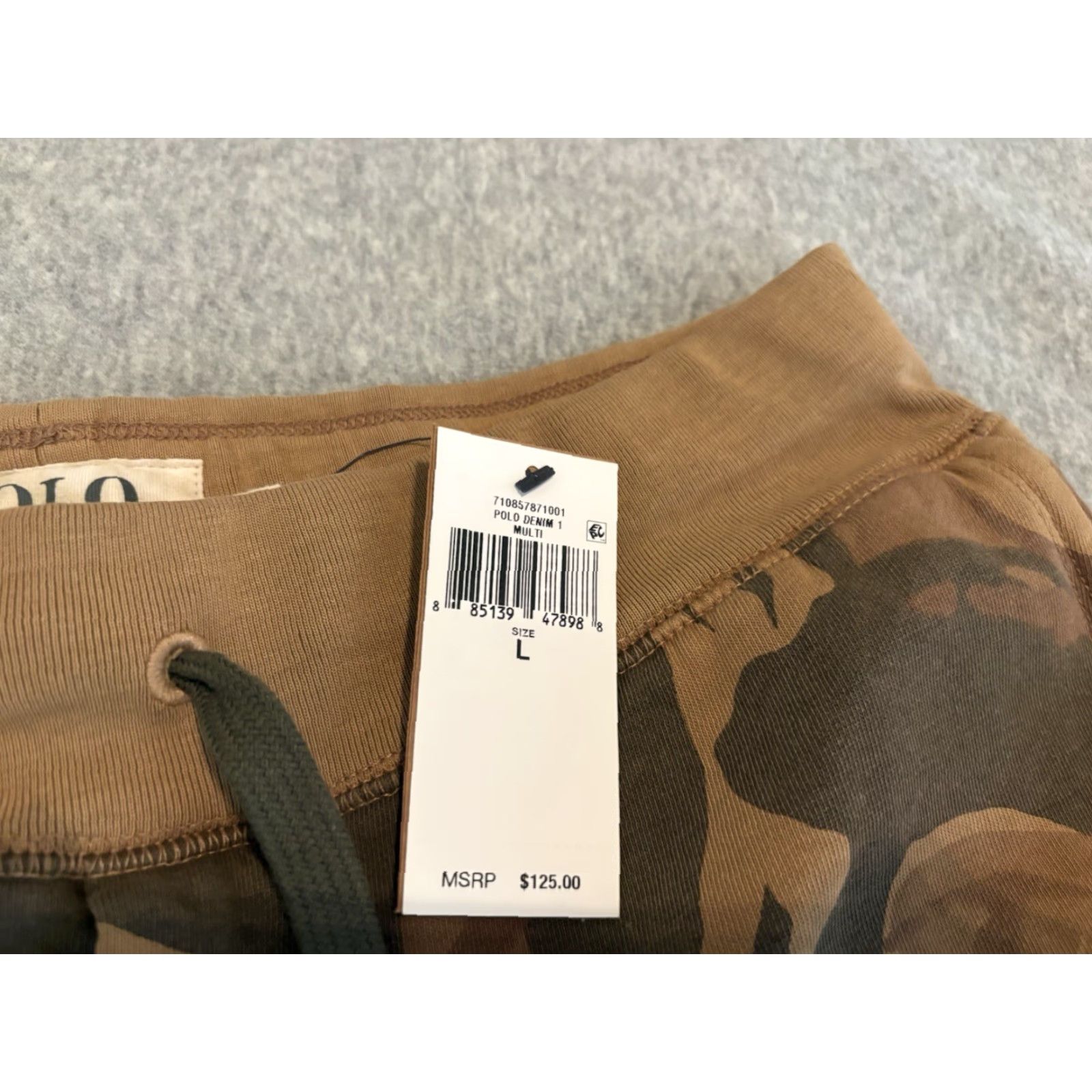 Polo Ralph Lauren Polo Ralph Lauren Denim & Supply Sweatpants Pants Brown Camo L Mens Regular Drawstring Fleece Cotton Polyester Pants Brown Camouflage Large Size US L / EU 52-54 / 3 - 2 Thumbnail