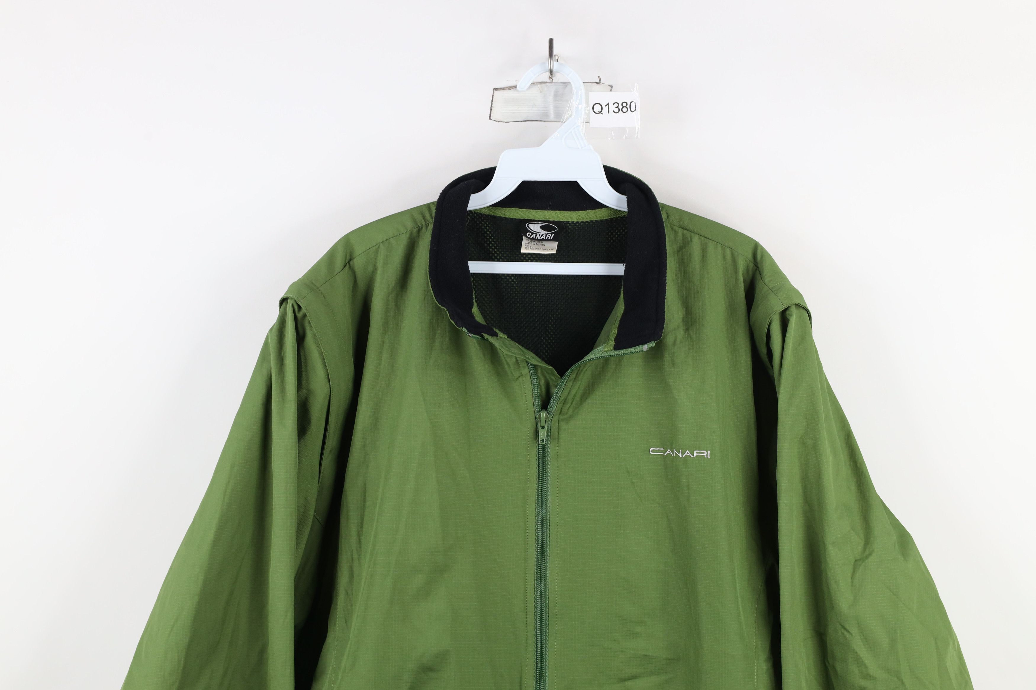 Canari × Vintage Vintage 90s Canari Cycling Zip Off Cycling Jacket Vest Green Size US XL / EU 56 / 4 - 2 Thumbnail