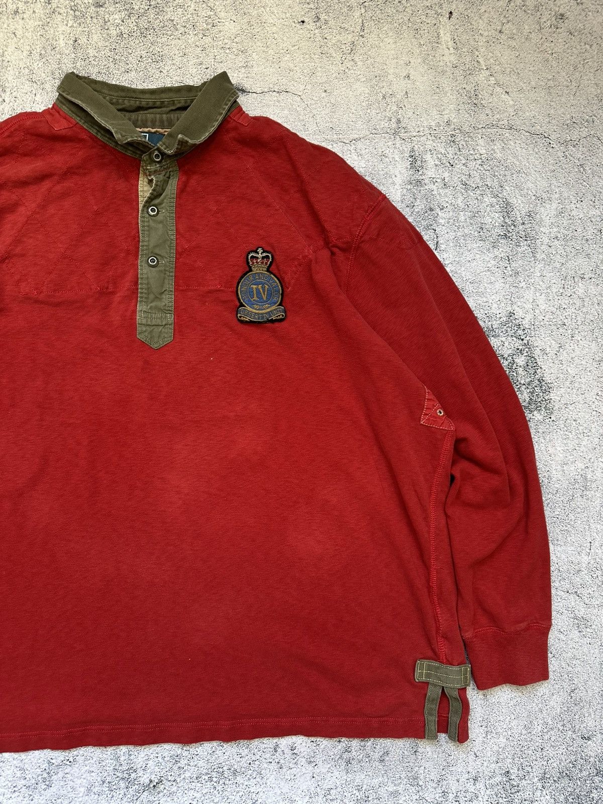 Polo Ralph Lauren Great Britain Polo Ralph Lauren Long Sleeve Flag Y2K Size US XXL / EU 58 / 5 - 4 Thumbnail