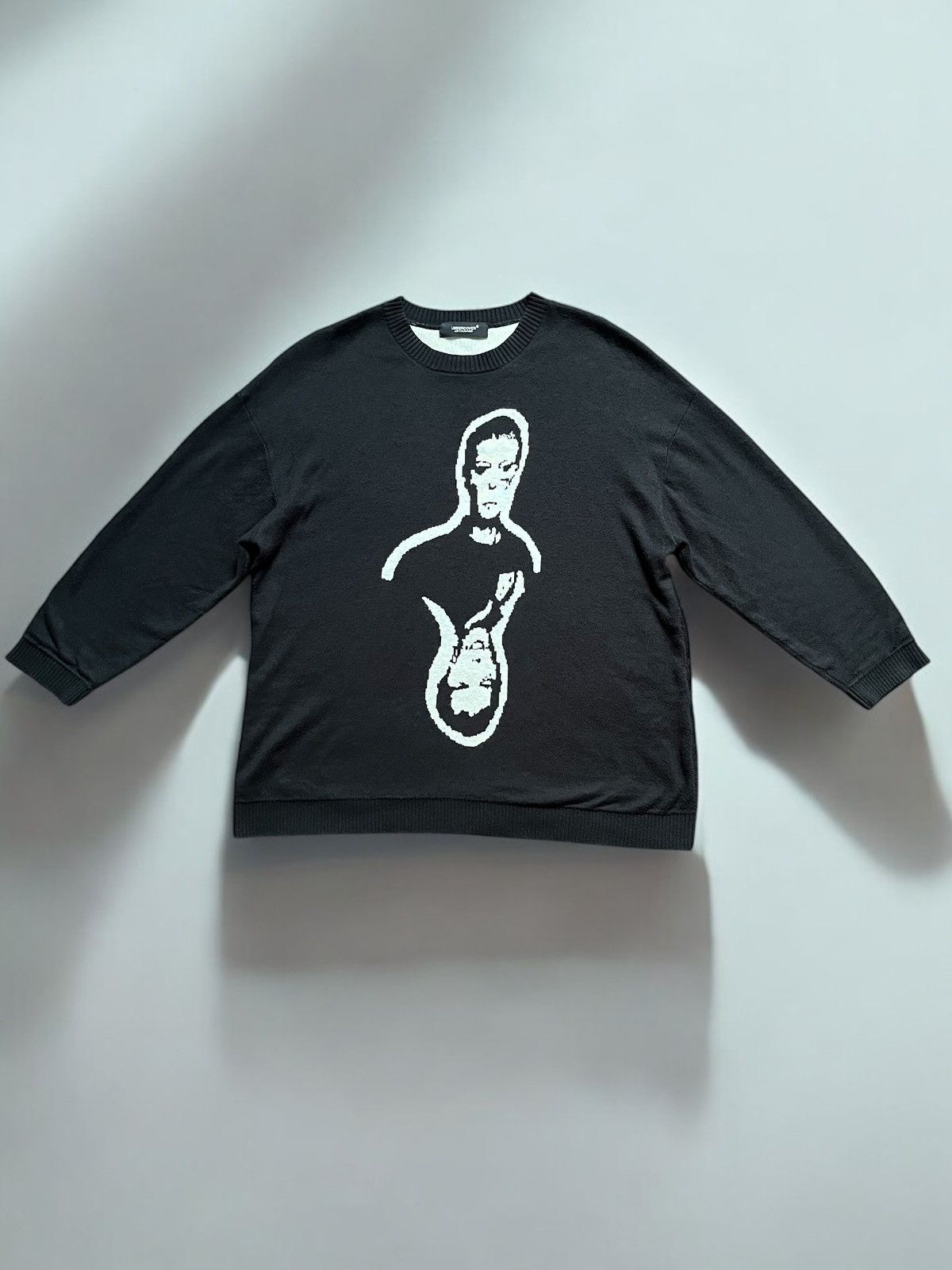 SS19 Undercover Vlad Black Knit Sweater