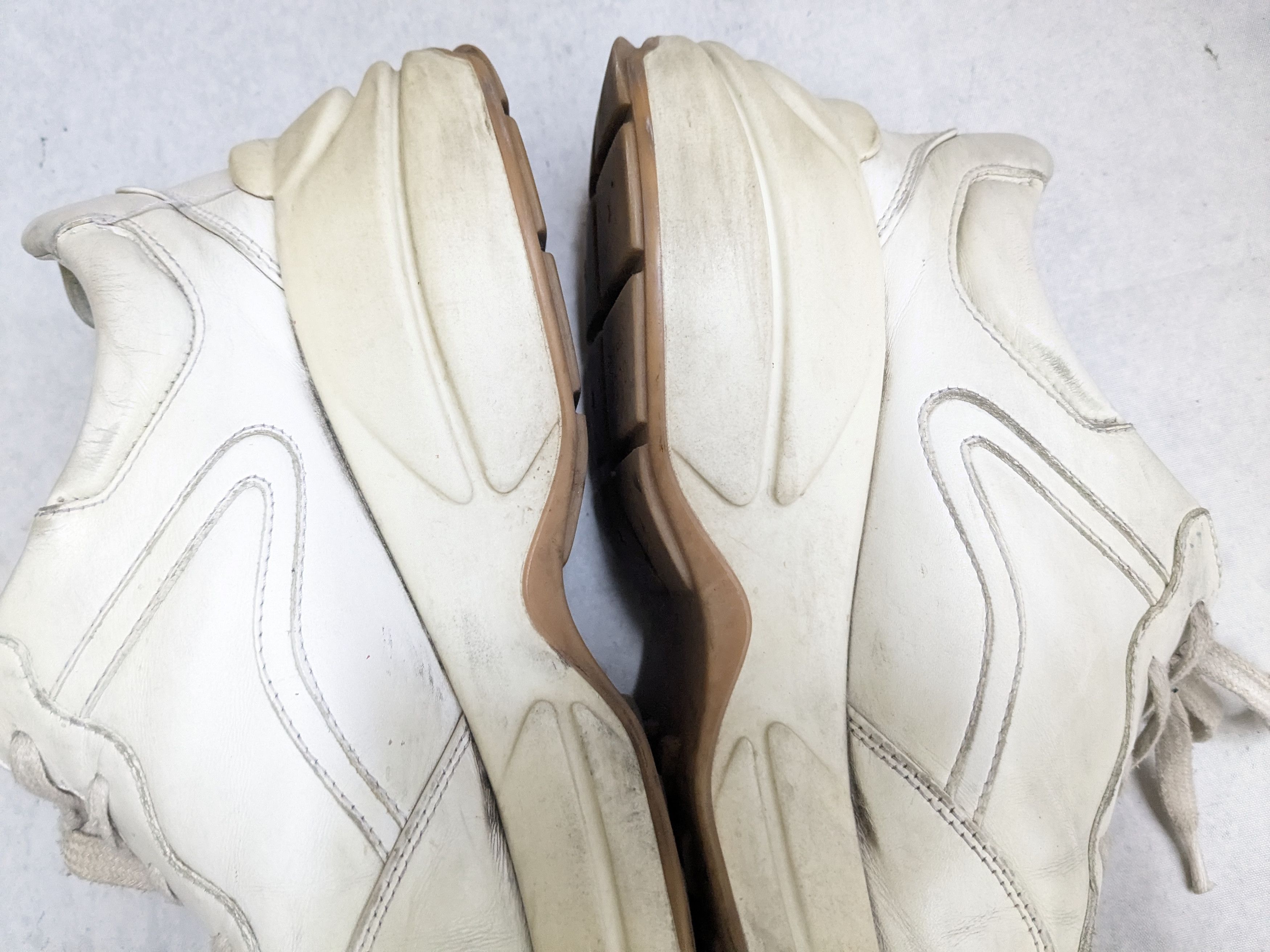 Gucci Gucci Rython Sneakers 11.5 Ivory Cat Kitty Leather Size US 11.5 / EU 44-45 - 13 Thumbnail