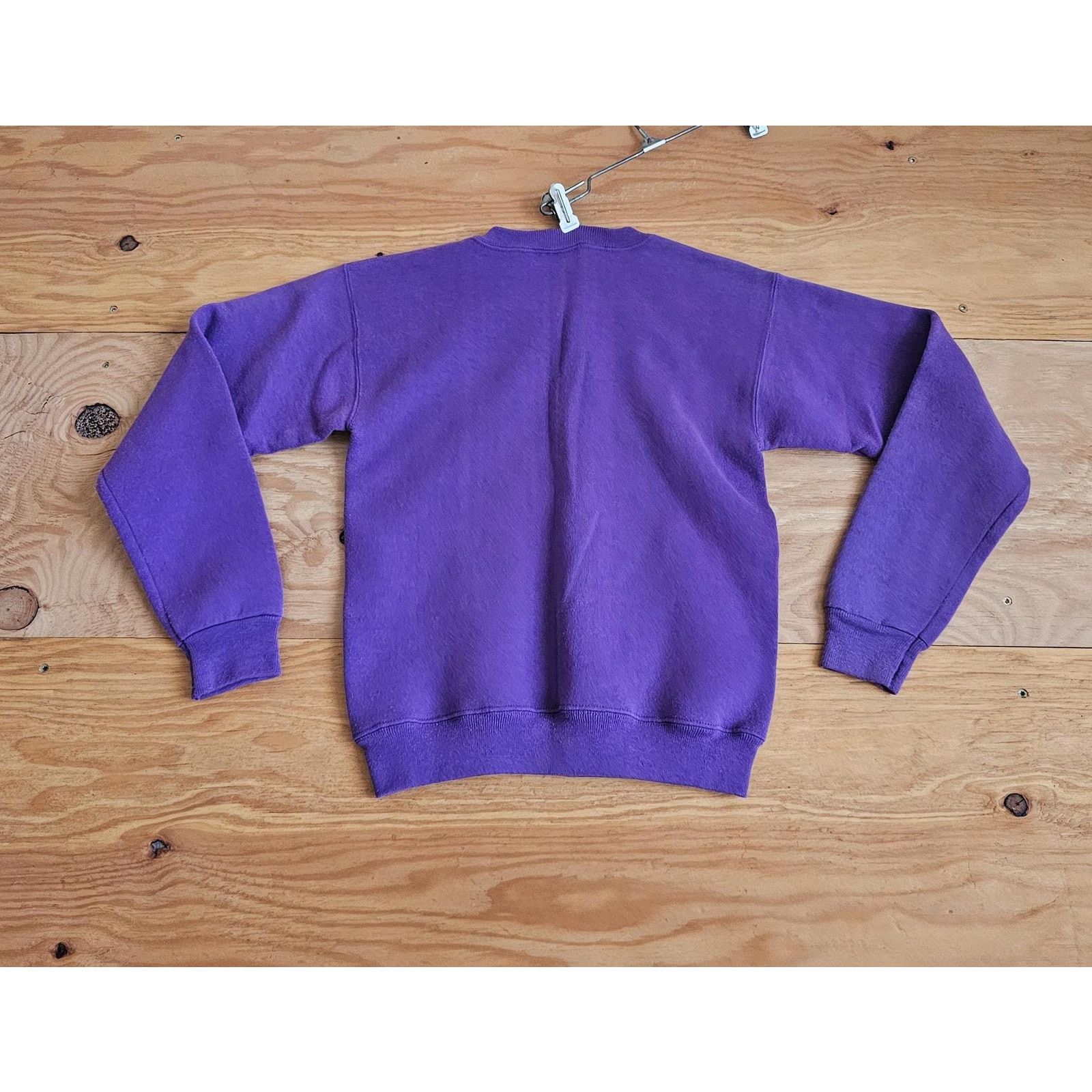 Lee Lee Blank Plain Purple Sweatshirt Girls Sz XL 14-16 1990s Size XL / US 12-14 / IT 48-50 - 1 Thumbnail
