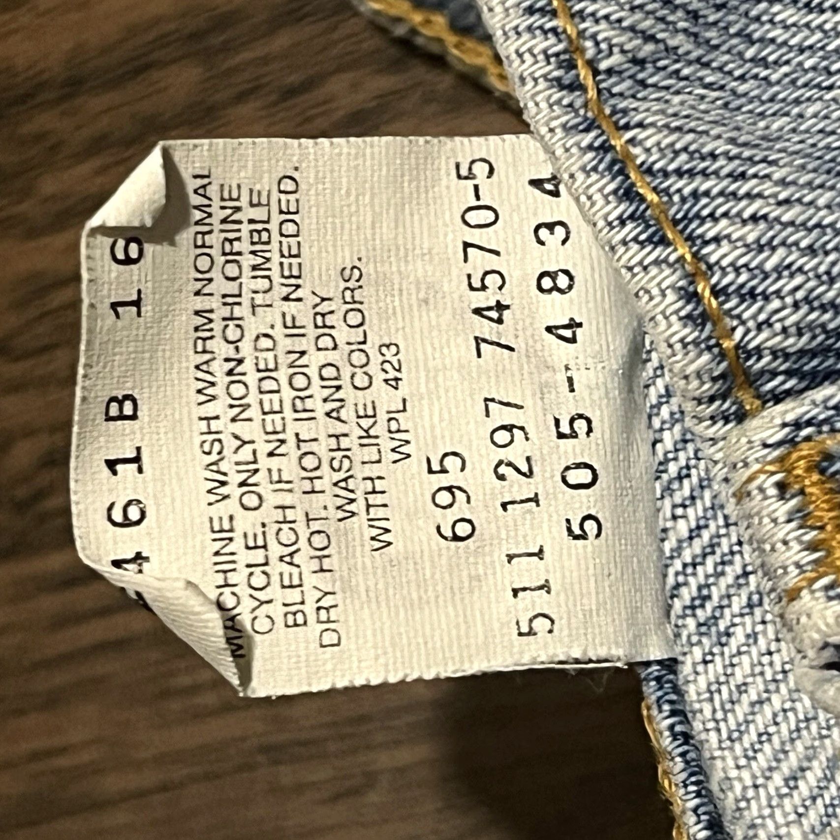 VINTAGE Levi's Jeans 32x27 505 Stonewash Distress Straight 90s Mens Jeans