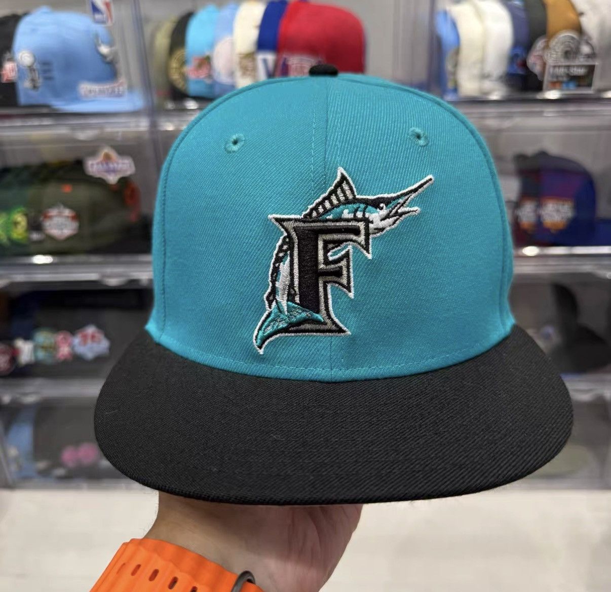 New Era New Era MLB Miami Marlins Baseball Cap J32 Size ONE SIZE - 2 Thumbnail