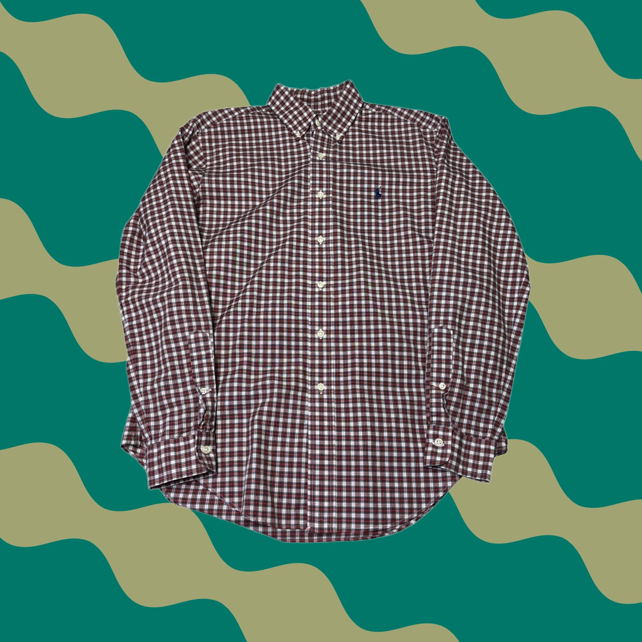 Ralph Lauren Ralph Lauren Mens Classic Fit Plaid Button-Down Shirt Multicolor Cotton M Size US M / EU 48-50 / 2 - 1 Thumbnail
