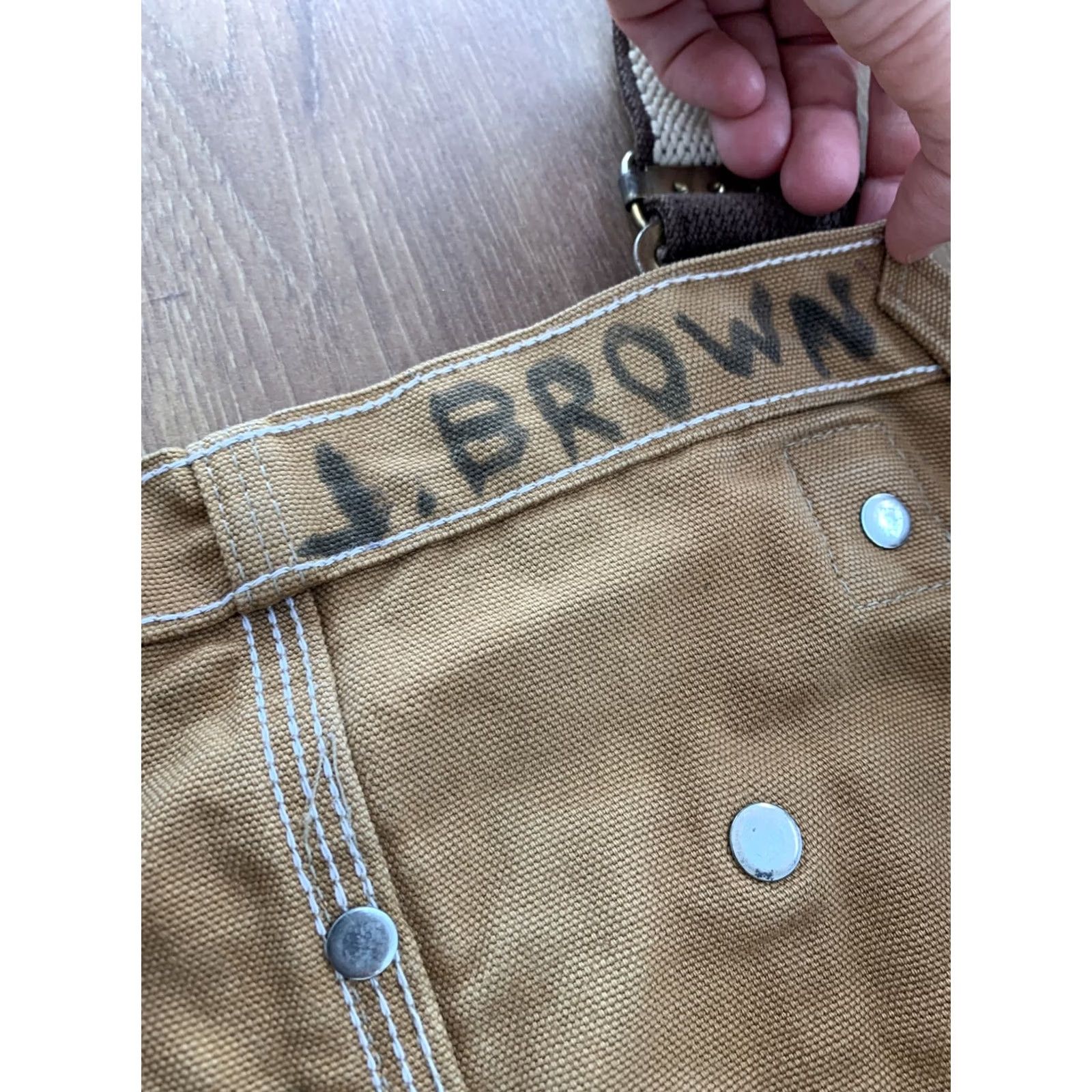 Carhartt VINTAGE Carhartt Brown Canvas Work Farm Hipster Bib Overalls Men 50x28 Insulated Jeans Archives? Size US 34 / EU 50 - 7 Thumbnail