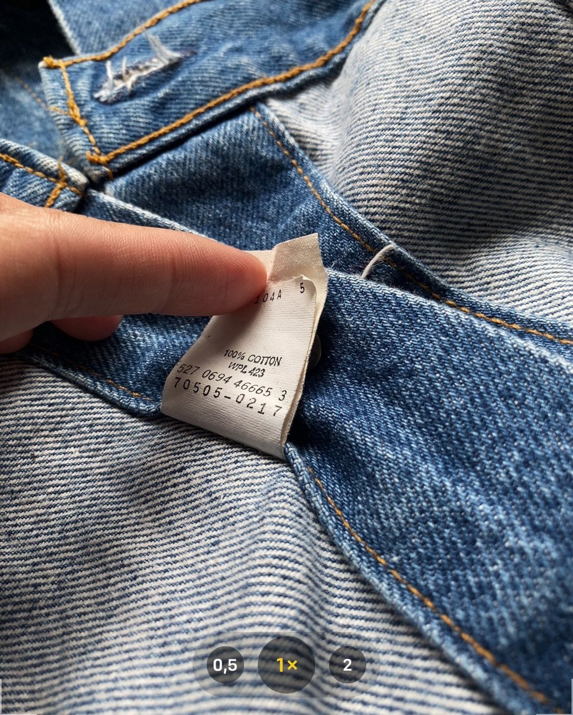 Levi's Vintage Clothing RARE VINTAGE 90s LEVI’S 70505-0217 Size US M / EU 48-50 / 2 - 5 Thumbnail