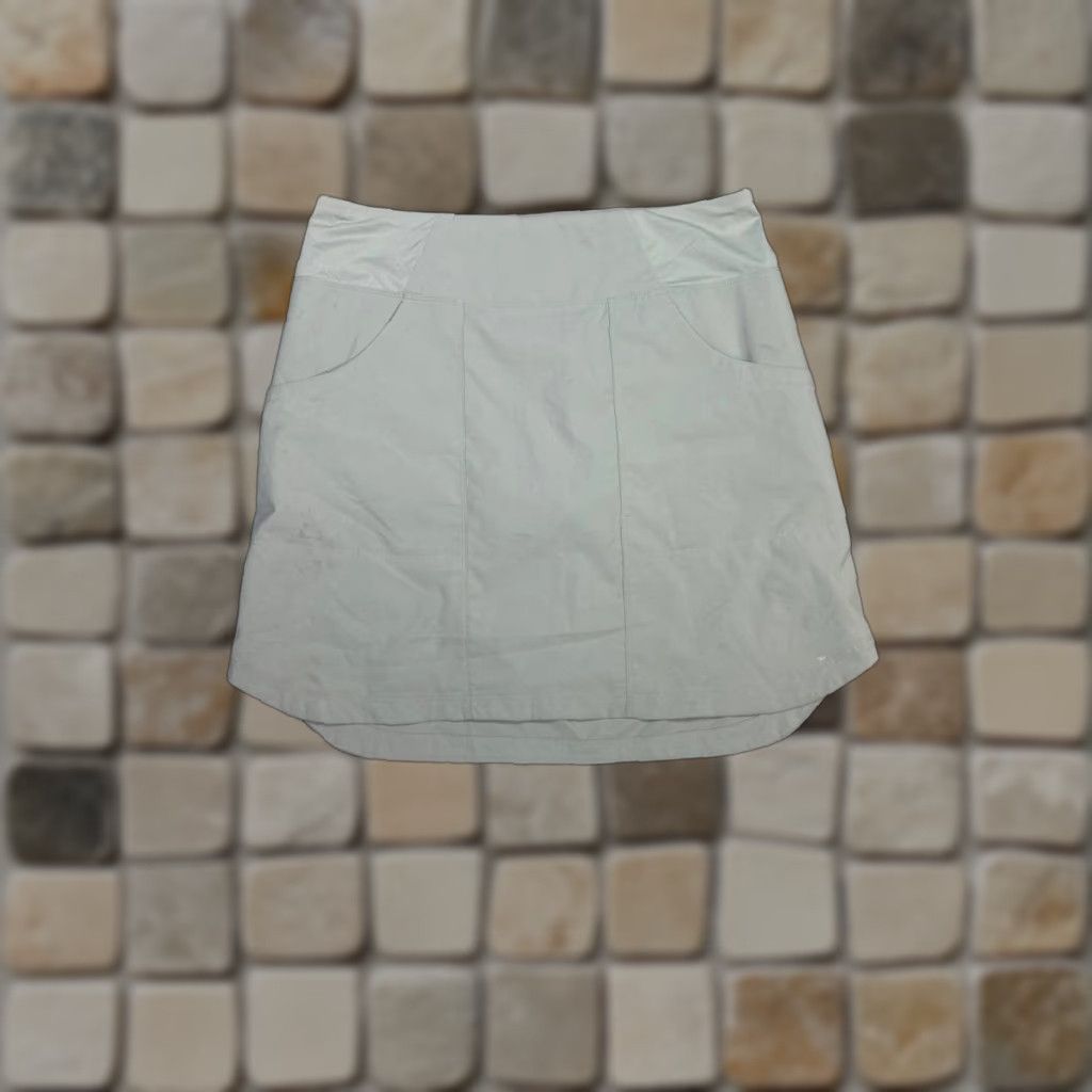 Patagonia Patagonia Tech Skirt Skort Womens Medium Gray Fitz Roy Trout Fishing Hiking Skirt Women Activewear Short Breathable Comfort Stretch Golf Hiking Tennis Size 32" / US 10 / IT 46 - 1 Thumbnail