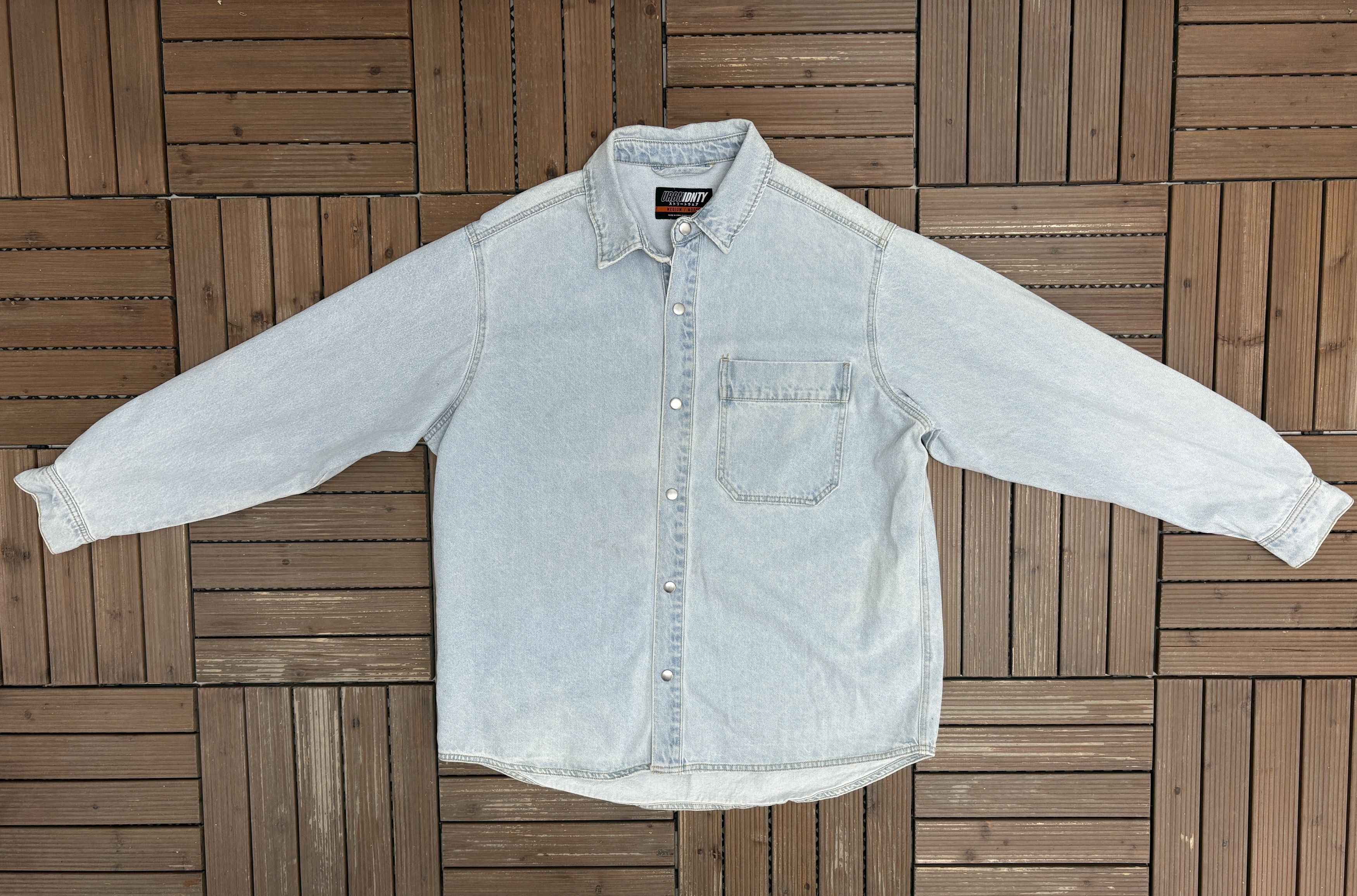 Other URBN IDNTY Blue Thin Denim Jacket Size US M / EU 48-50 / 2 - 5 Thumbnail