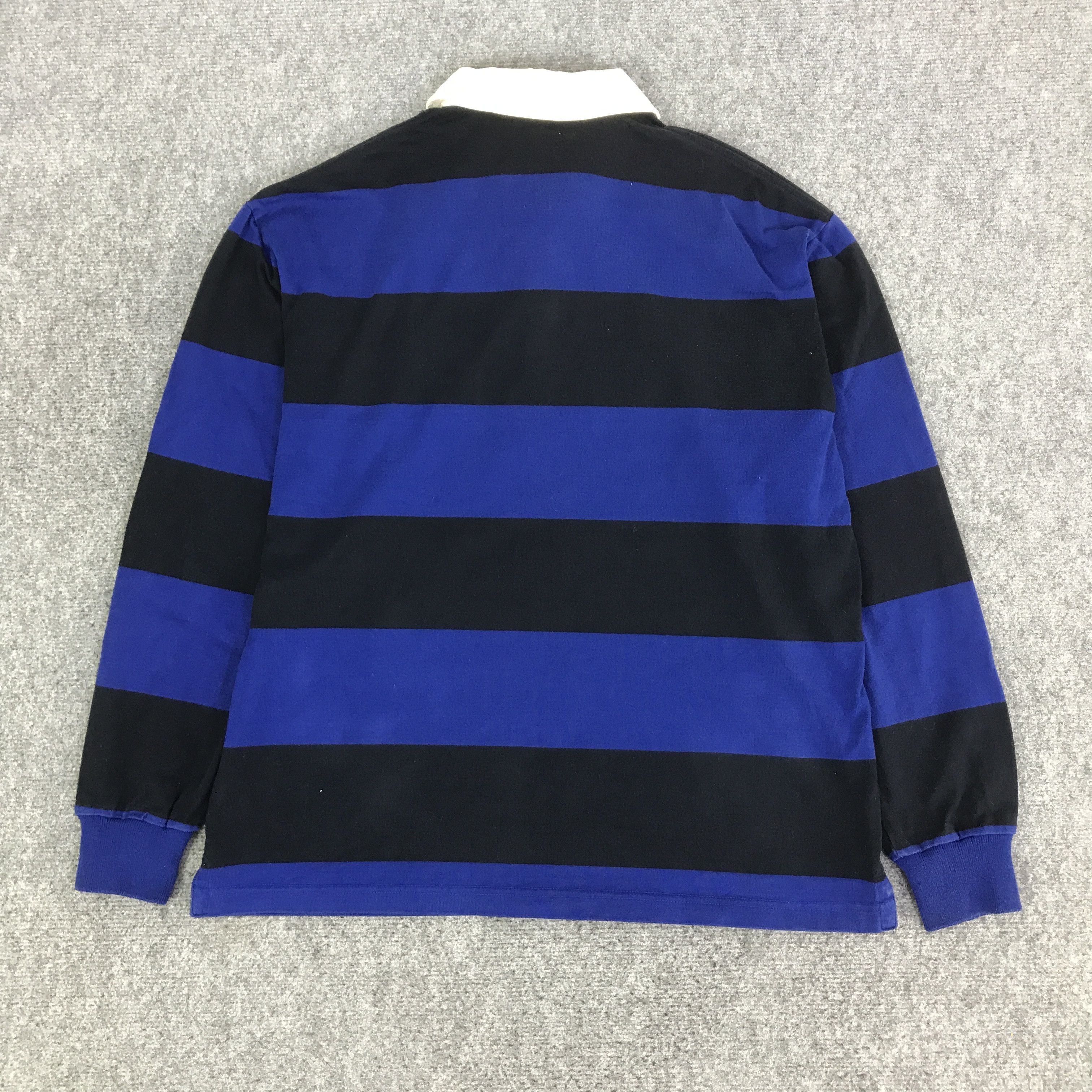 Canterbury of New Zealand CANTERBURY STRIPED LONG SLEEVE POLO SHIRT K93B41 Size US L / EU 52-54 / 3 - 3 Thumbnail