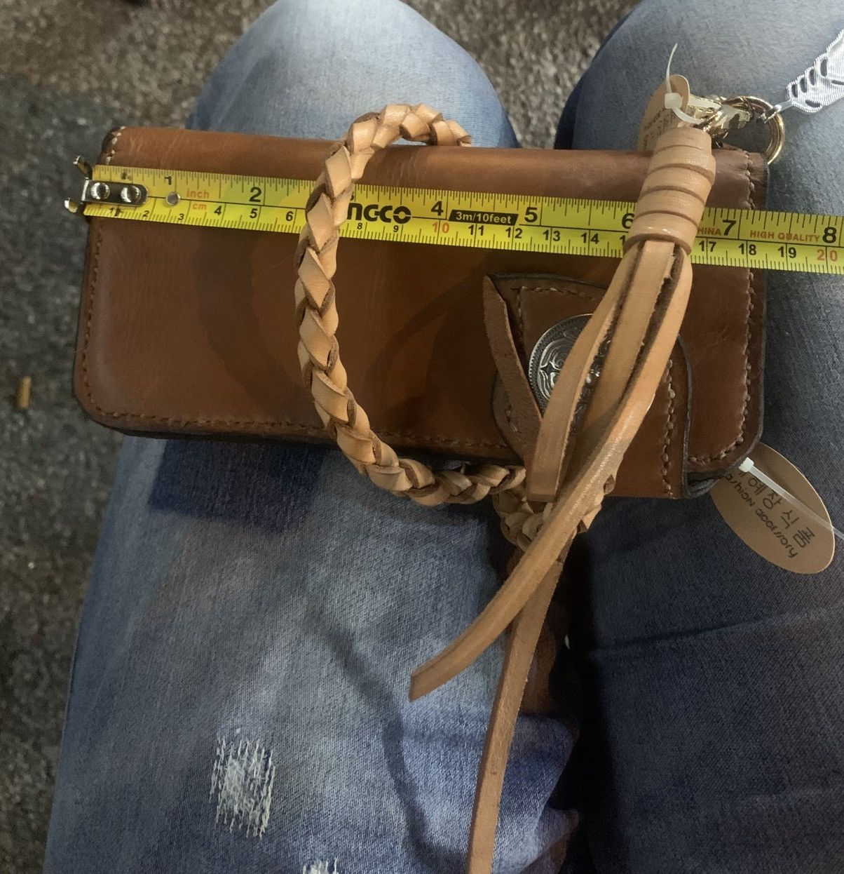 The Unbranded Brand Leather wallet - Custom long Wallet Size ONE SIZE - 9 Thumbnail