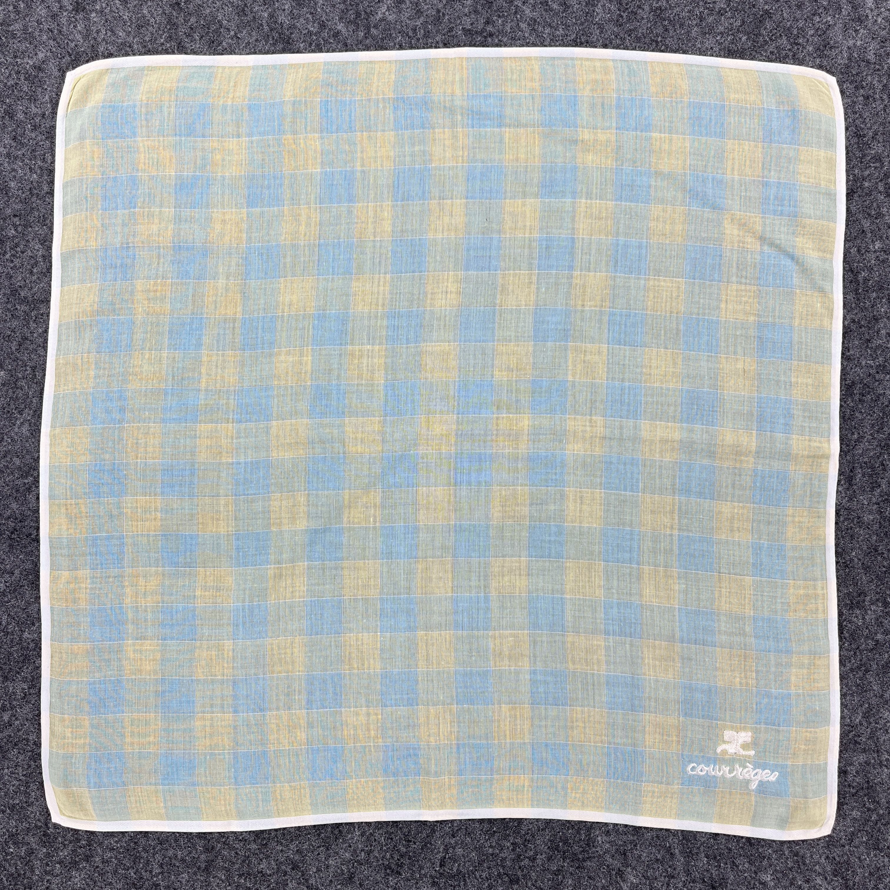 Vintage Courreges Handkerchief / Bandana / Neckerchief B309 Size ONE SIZE - 2 Thumbnail