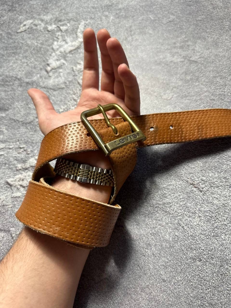 Levi's × Levi's Vintage Clothing × Vintage Vintage made in Mexico Levi’s belt Size ONE SIZE - 1 Thumbnail