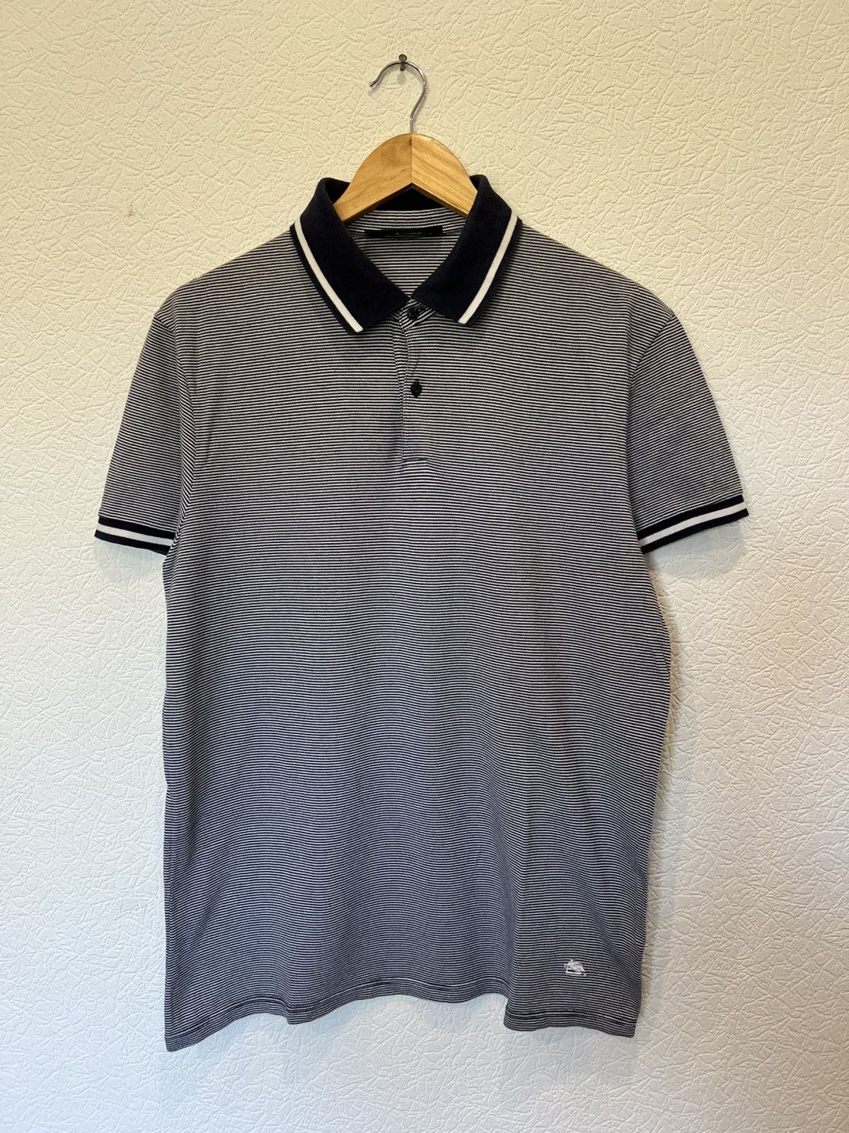 Etro Etro Striped Grey Polo Shirt Tee Size US XL / EU 56 / 4 - 1 Thumbnail