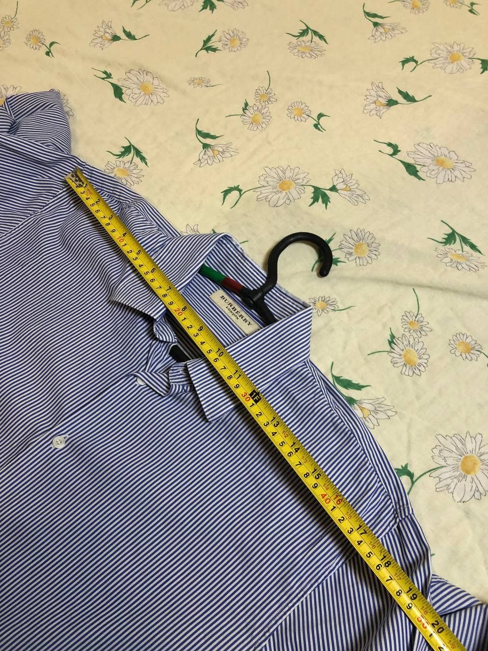 Burberry Burberry London Men's Long Sleeve Shirt Stripes Size US L / EU 52-54 / 3 - 12 Thumbnail