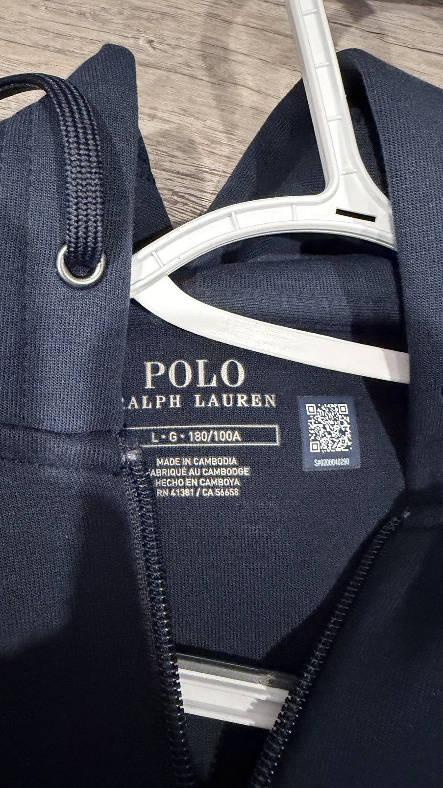 Polo Ralph Lauren Navy Blue Zip Up PRL Size US M / EU 48-50 / 2 - 4 Thumbnail