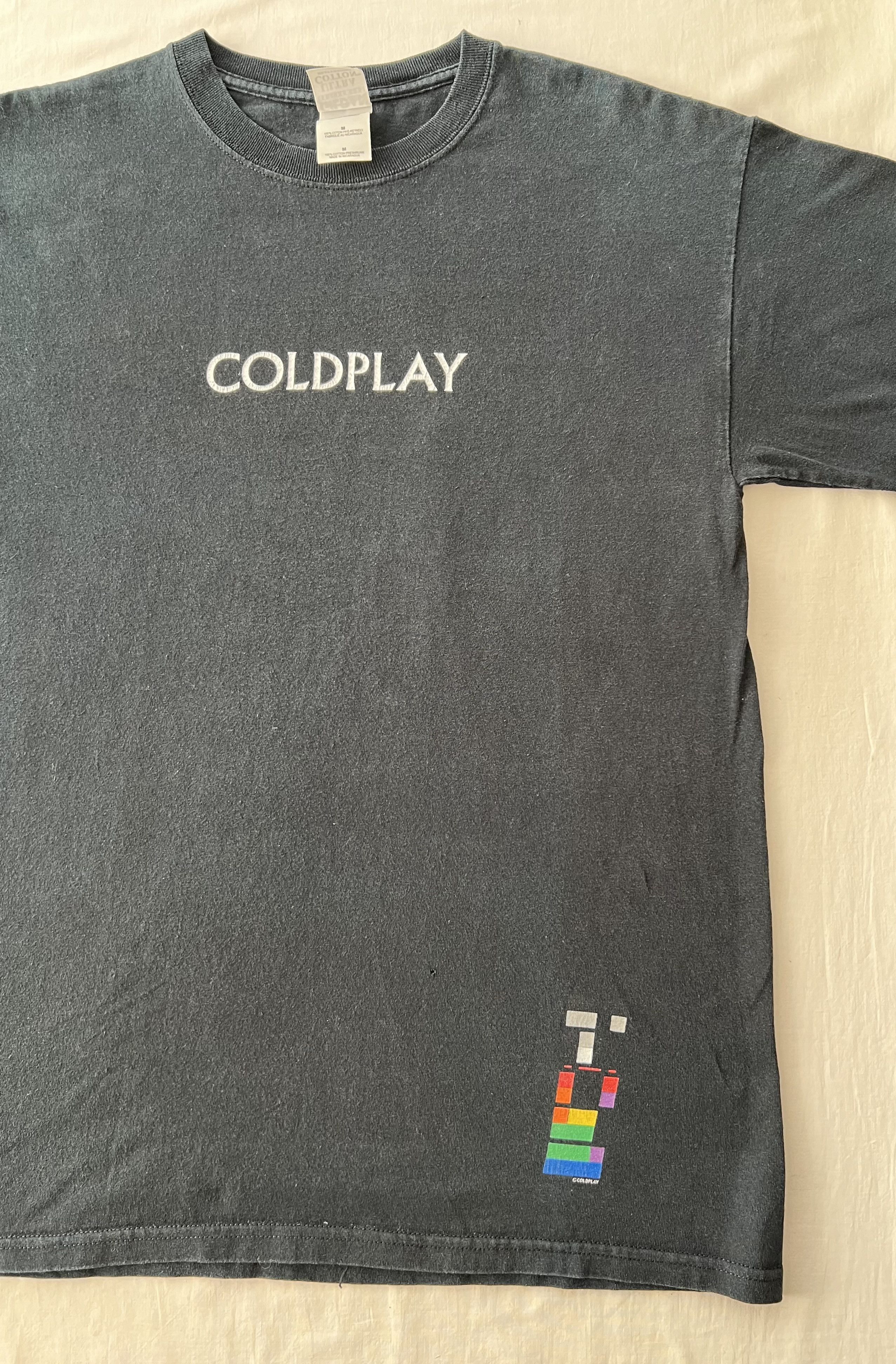 Band Tees Vintage 2000s Coldplay X&Y Rock Band Black T-shirt Size US M / EU 48-50 / 2 - 6 Thumbnail