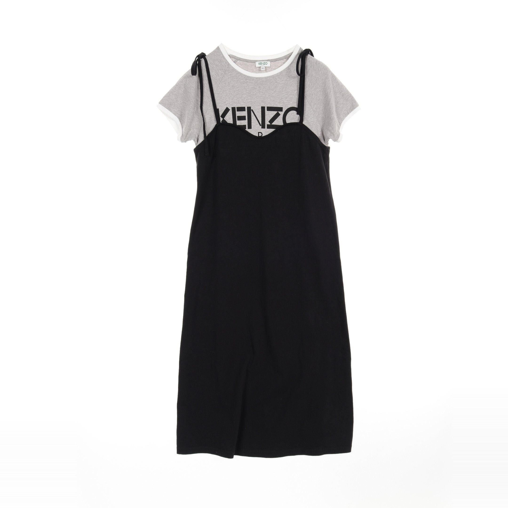 Kenzo Kenzo Docking Camisole One Piece Cotton Black Gray White Size ONE SIZE - 1 Thumbnail