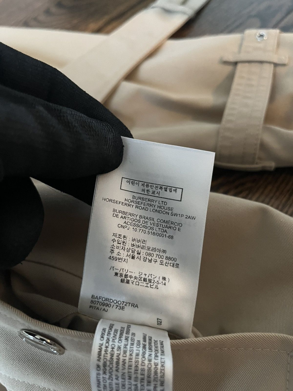 Burberry Burberry Check Collar Gabardine Trench Coat Size S / US 4 / IT 40 - 21 Thumbnail