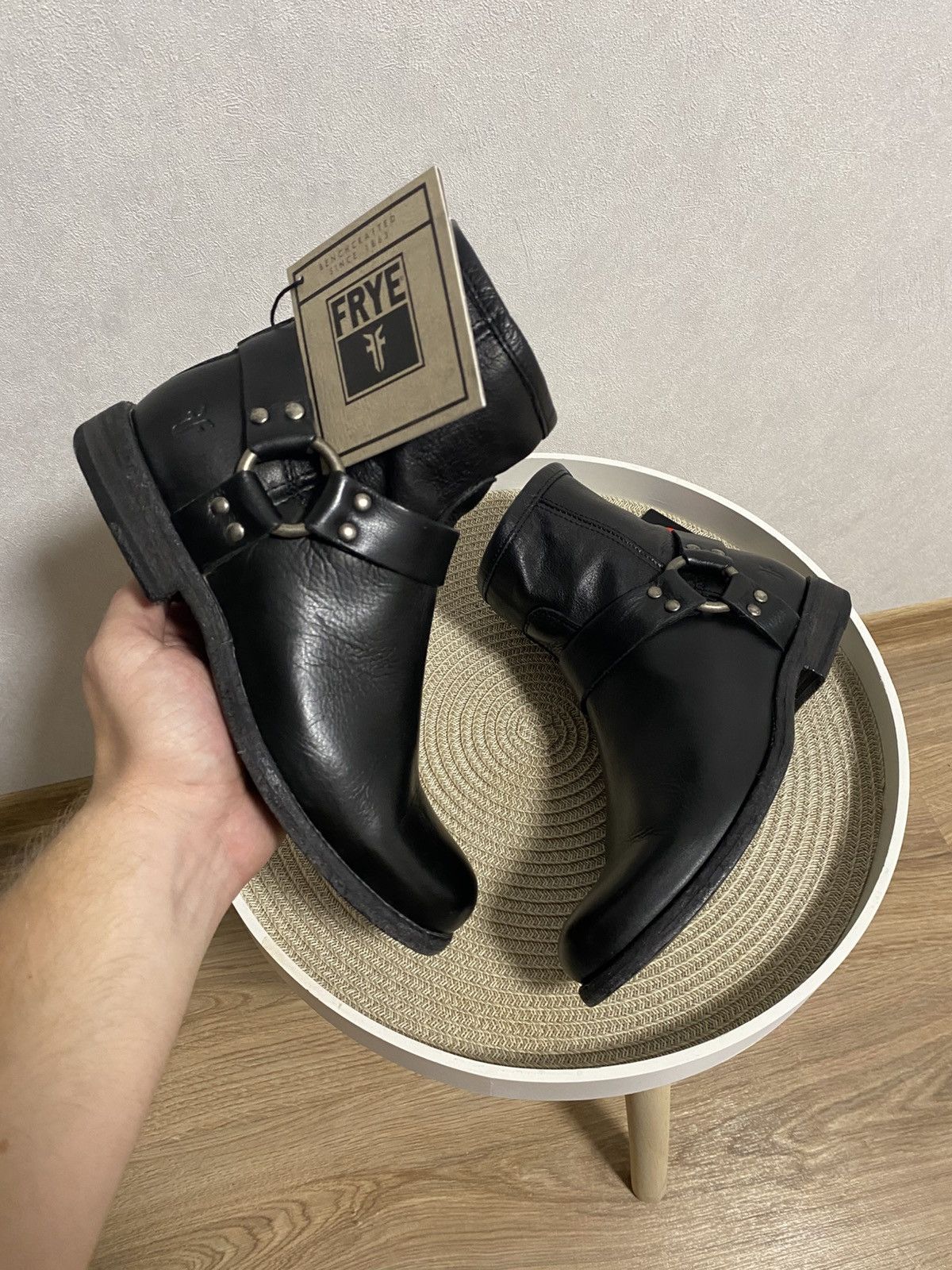 Frye Frye Phillip Harness AS98 Sendra Moto Biker Boots Size: 37 Size US 7 / IT 37 - 1 Thumbnail