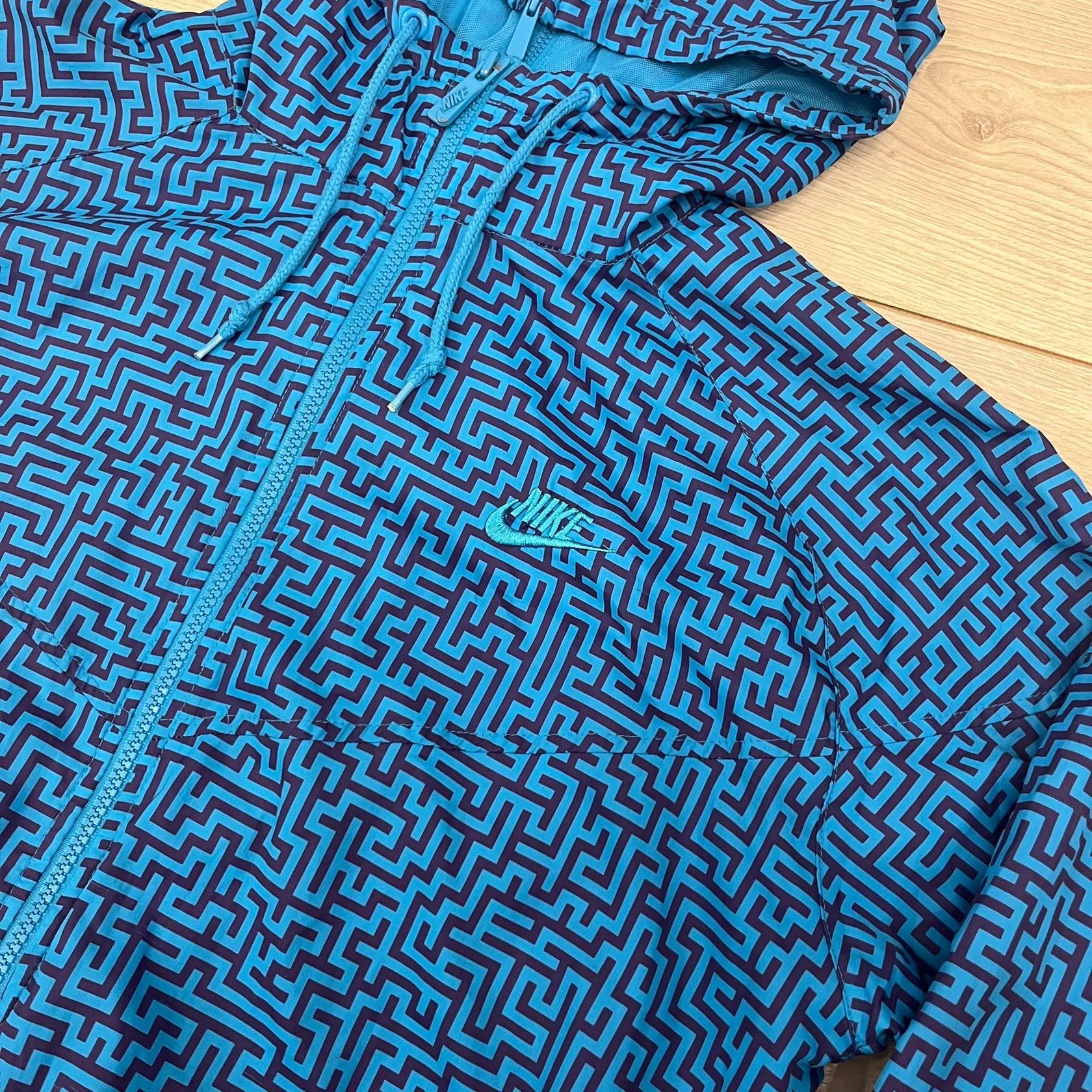 Nike Nike Wood Wood CoLab “Labyrinth” Split Windbreaker Size US M / EU 48-50 / 2 - 2 Thumbnail