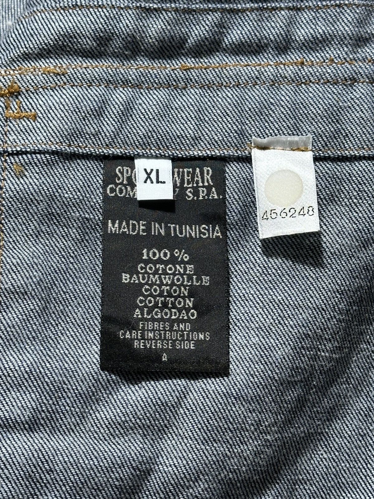 Stone Island Vintage Stone Island Denims Navy 00s Denim Tracker Jacket Size US XL / EU 56 / 4 - 10 Thumbnail