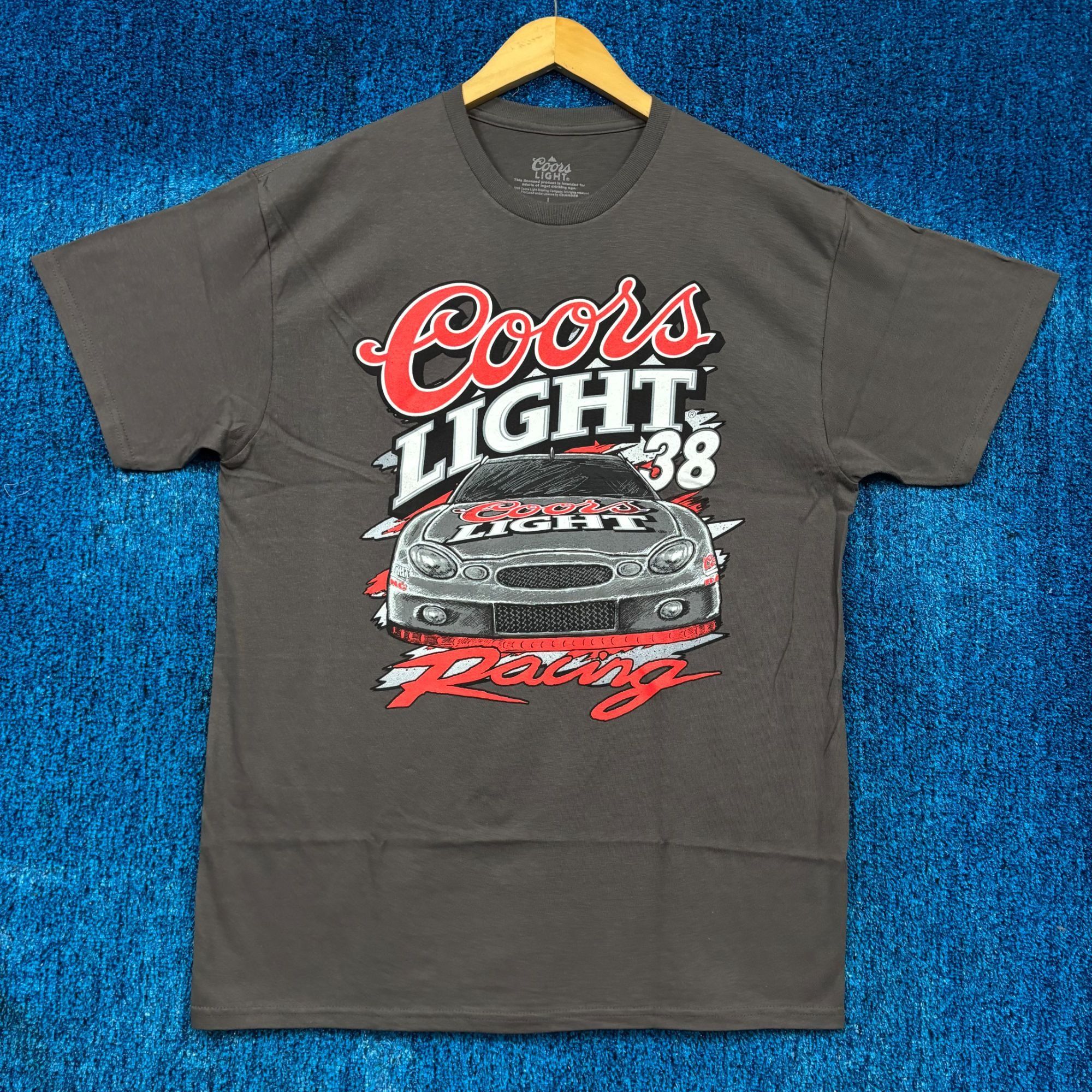 Other Coors Light Racing Team Number 38 Car Illustration Art Tee L Size US L / EU 52-54 / 3 - 1 Thumbnail