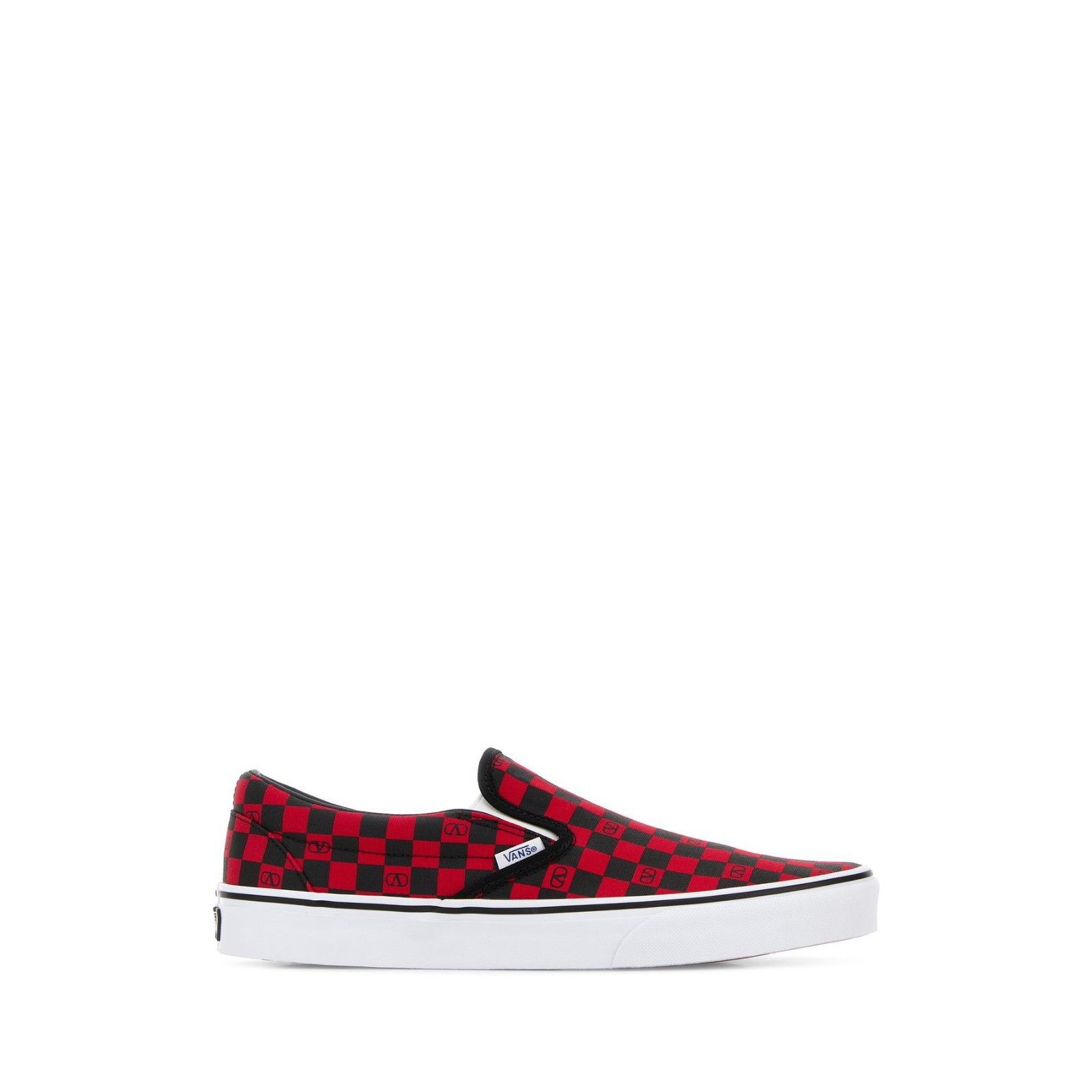 VALENTINO GARAVANI X Vans Red Canvas Sneakers New & Authenti
