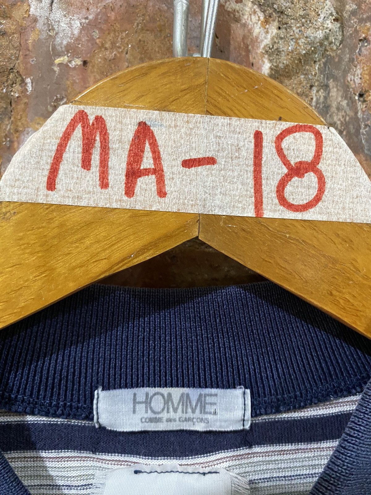 Comme des Garcons Homme 🔥OG 1970s CDGB Homme polo Size US M / EU 48-50 / 2 - 10 Thumbnail