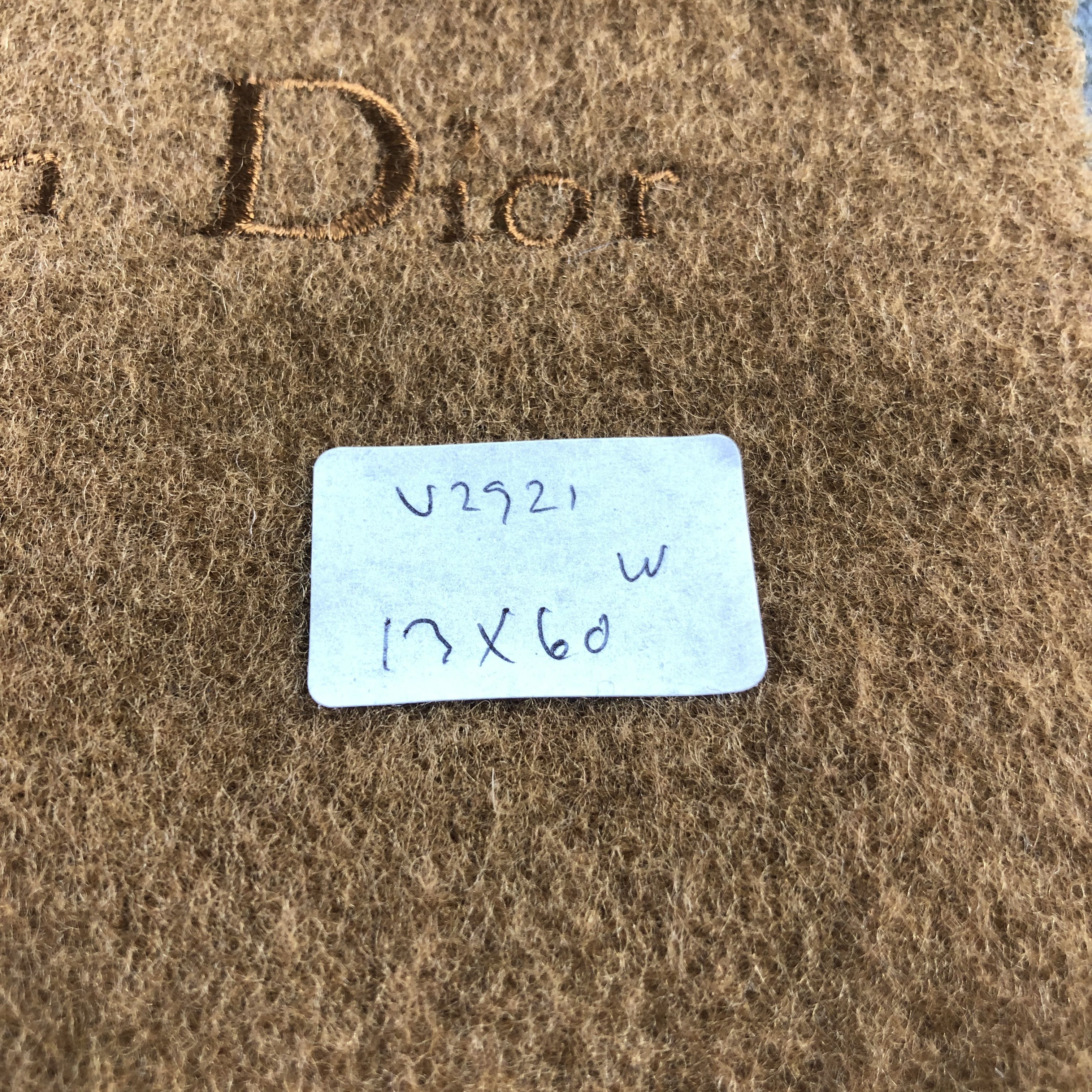 Christian Dior Monsieur Christian Dior Plain Wool Scarf Muffler V2921 Size ONE SIZE - 6 Thumbnail