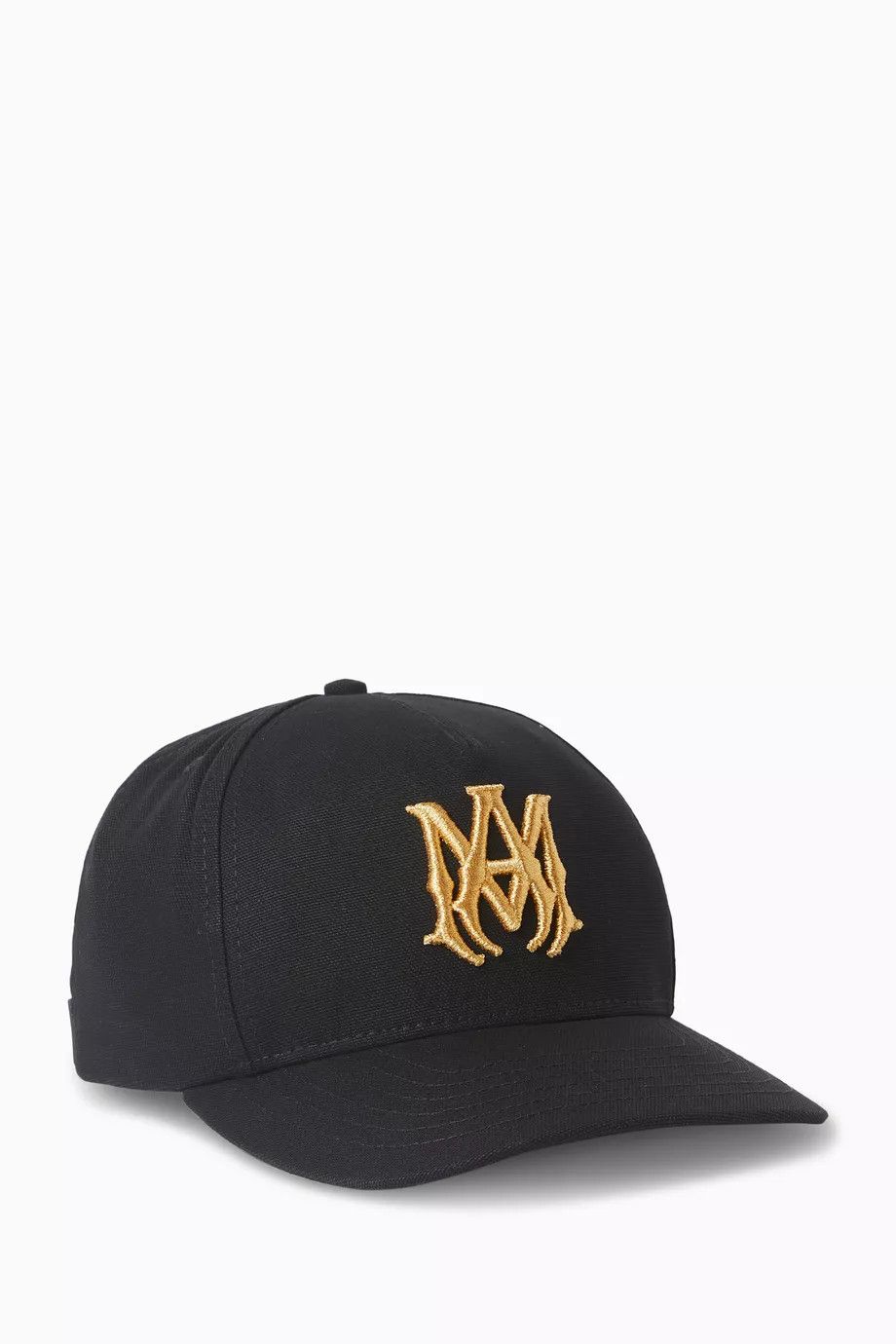 Amiri os11x1225 Size: OS / MA Embroidered Baseball Cap in Black Size ONE SIZE - 1 Thumbnail