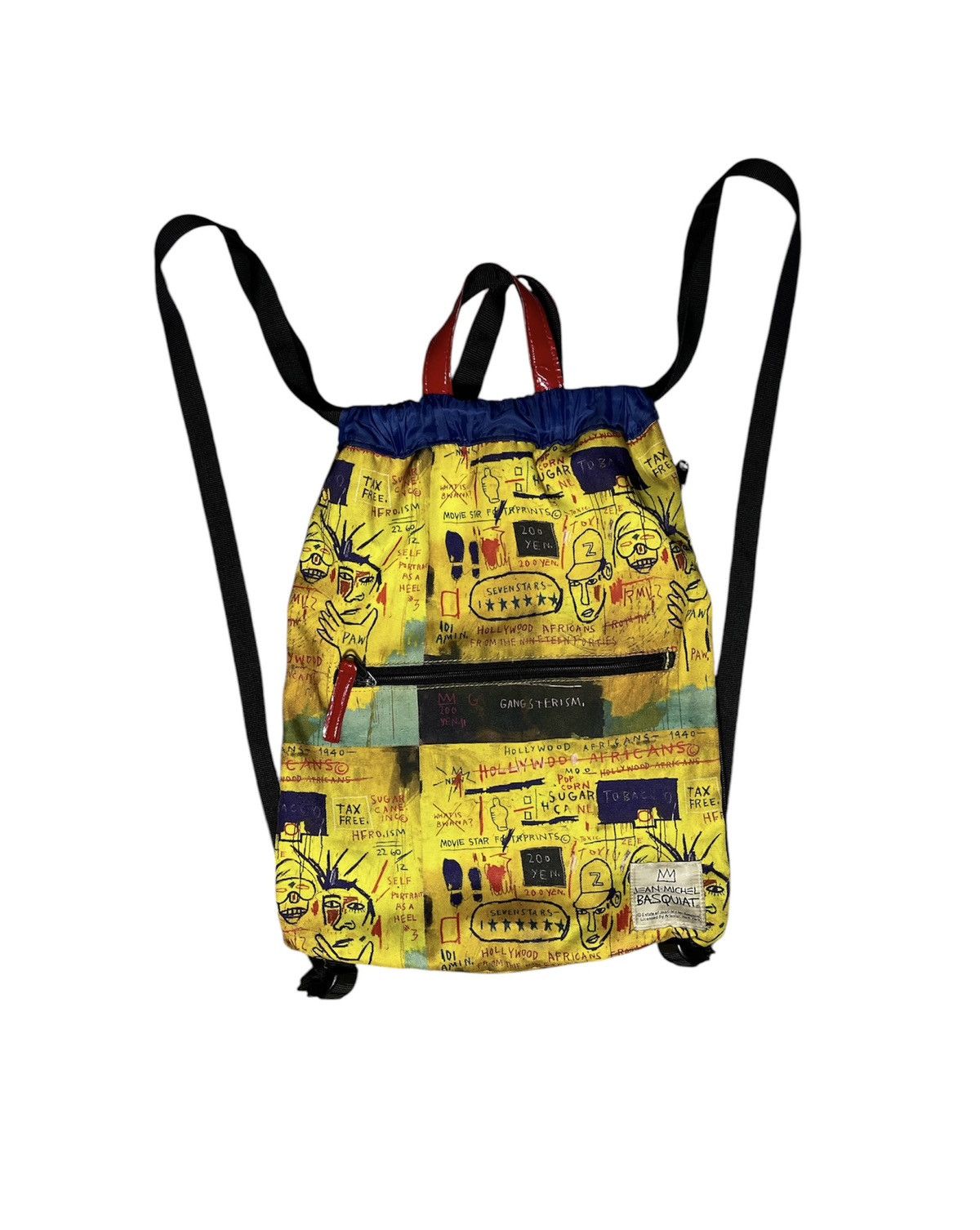 Jean-Michel Basquiat Hollywood Africans Art Print Bagpack
