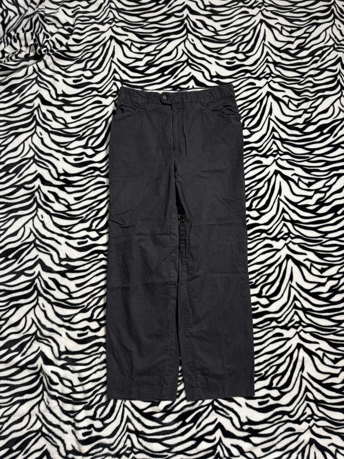 Gucci Gucci Black Dress Pants Hemmed Adjustable Inseam Size M/31 Size US 32 / EU 48 - 1 Thumbnail