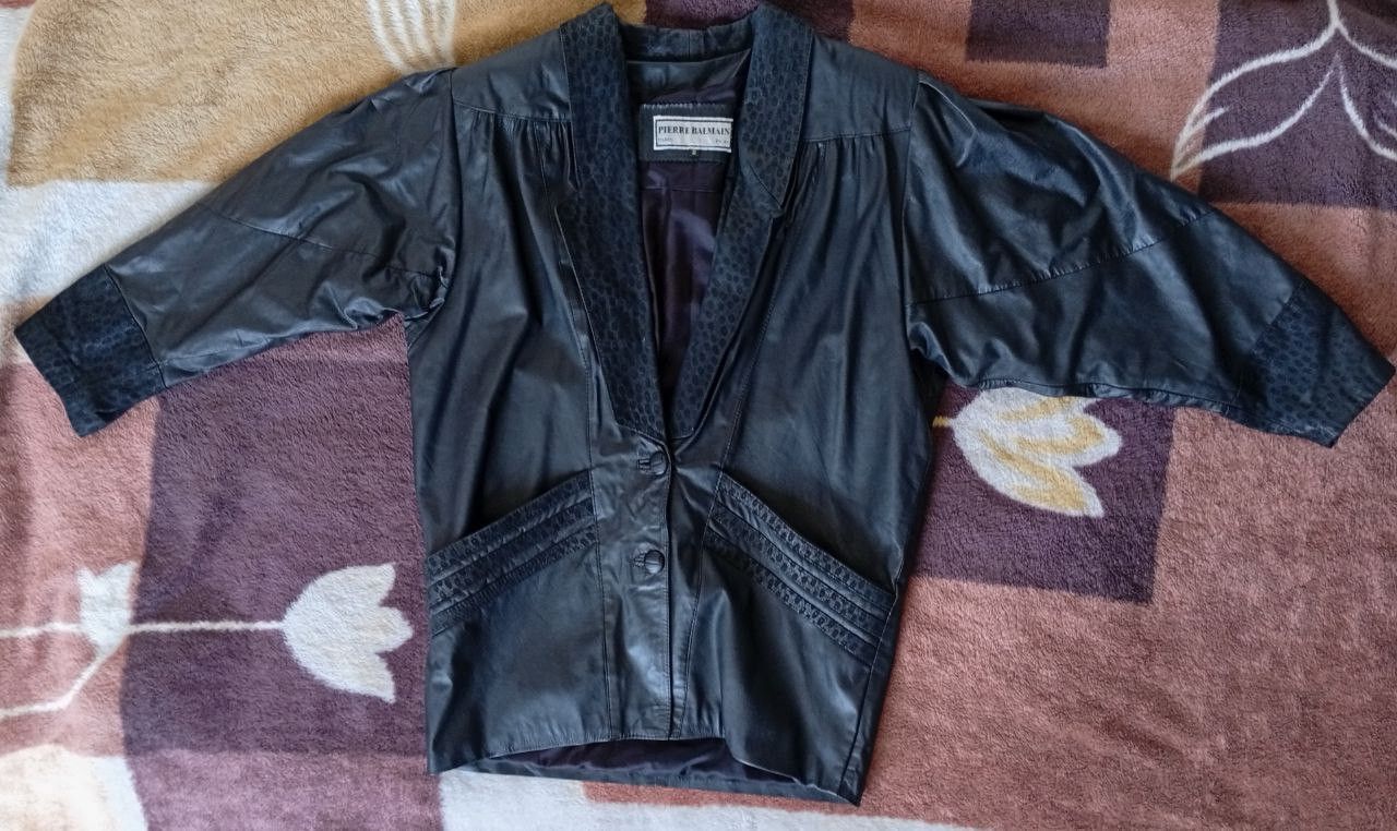 Pierre Balmain Pierre Balmain vintage leather jacket Size XS / US 0-2 / IT 36-38 - 1 Thumbnail