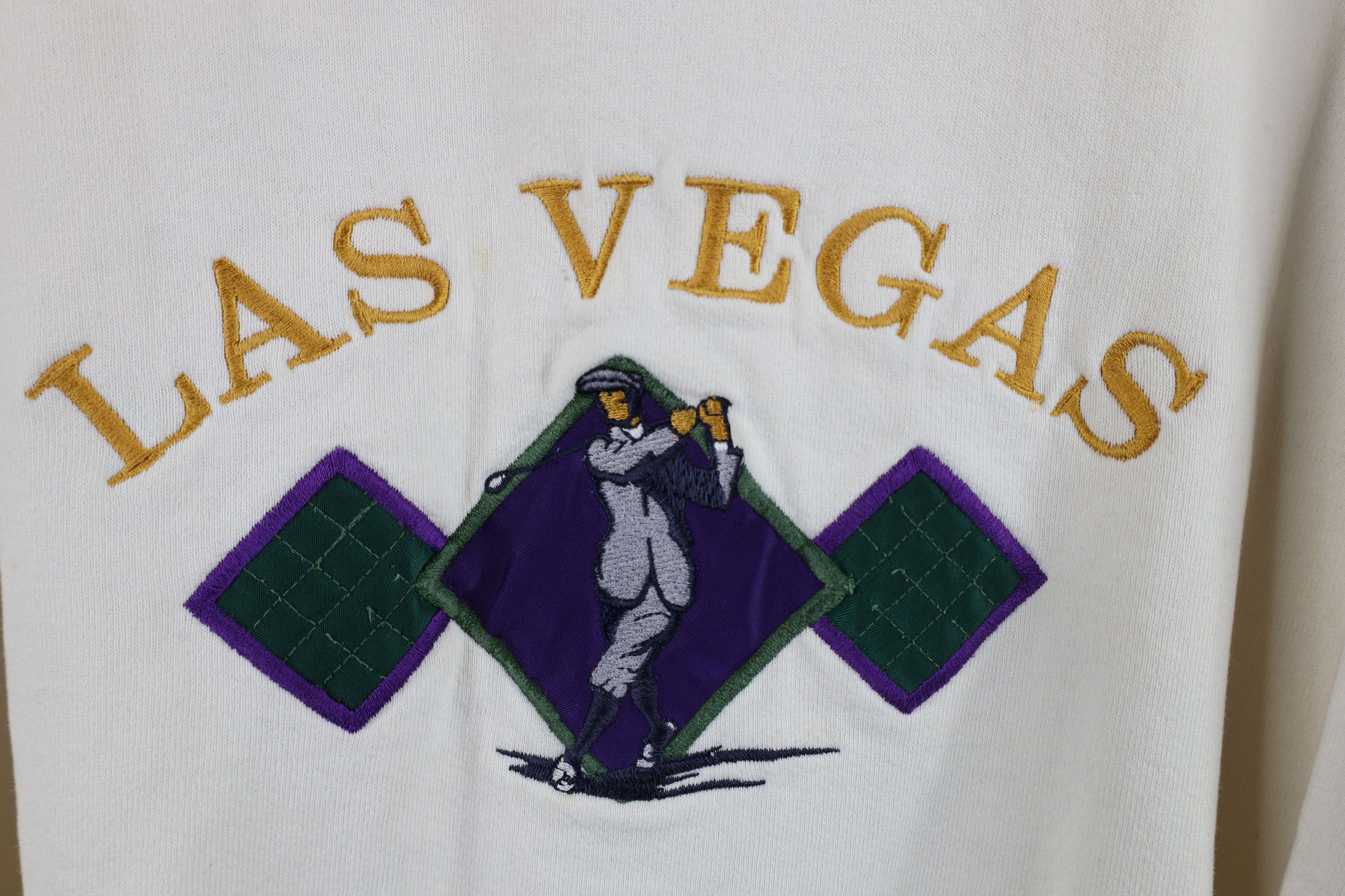 Vintage Vintage 90s Streetwear Las Vegas Argyle Golf Sweatshirt Size US M / EU 48-50 / 2 - 4 Thumbnail