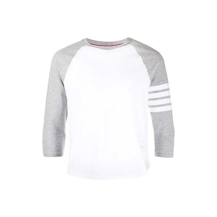 Thom Browne Thom Browne Three Stripe Short Sleeve T-Shirt 0079 Size US M / EU 48-50 / 2 - 1 Thumbnail