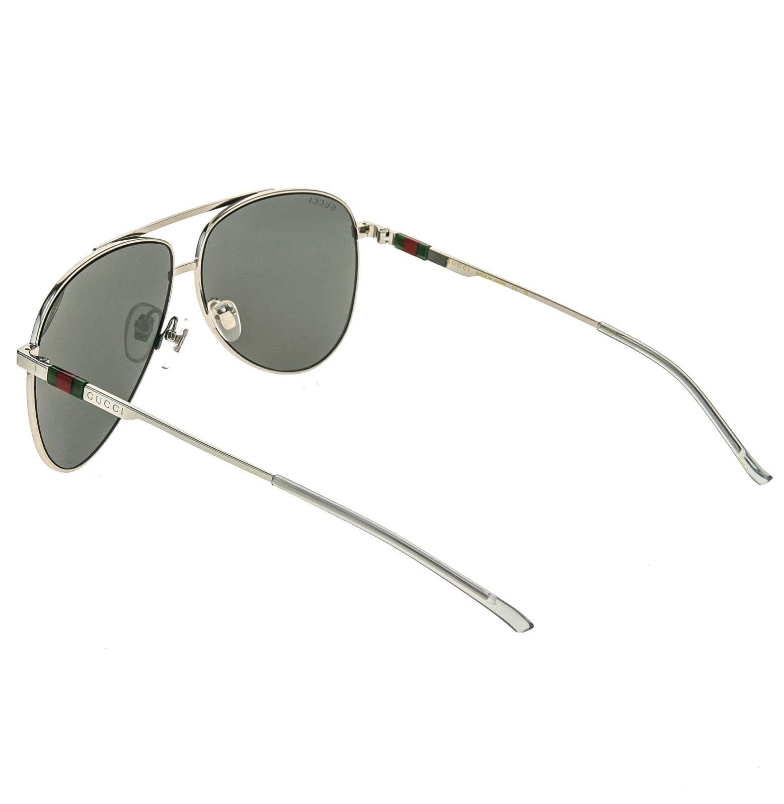 Gucci GUCCI GG1677S Stripe 1677 Sport Aviator Sunglasses 001 Size ONE SIZE - 3 Thumbnail