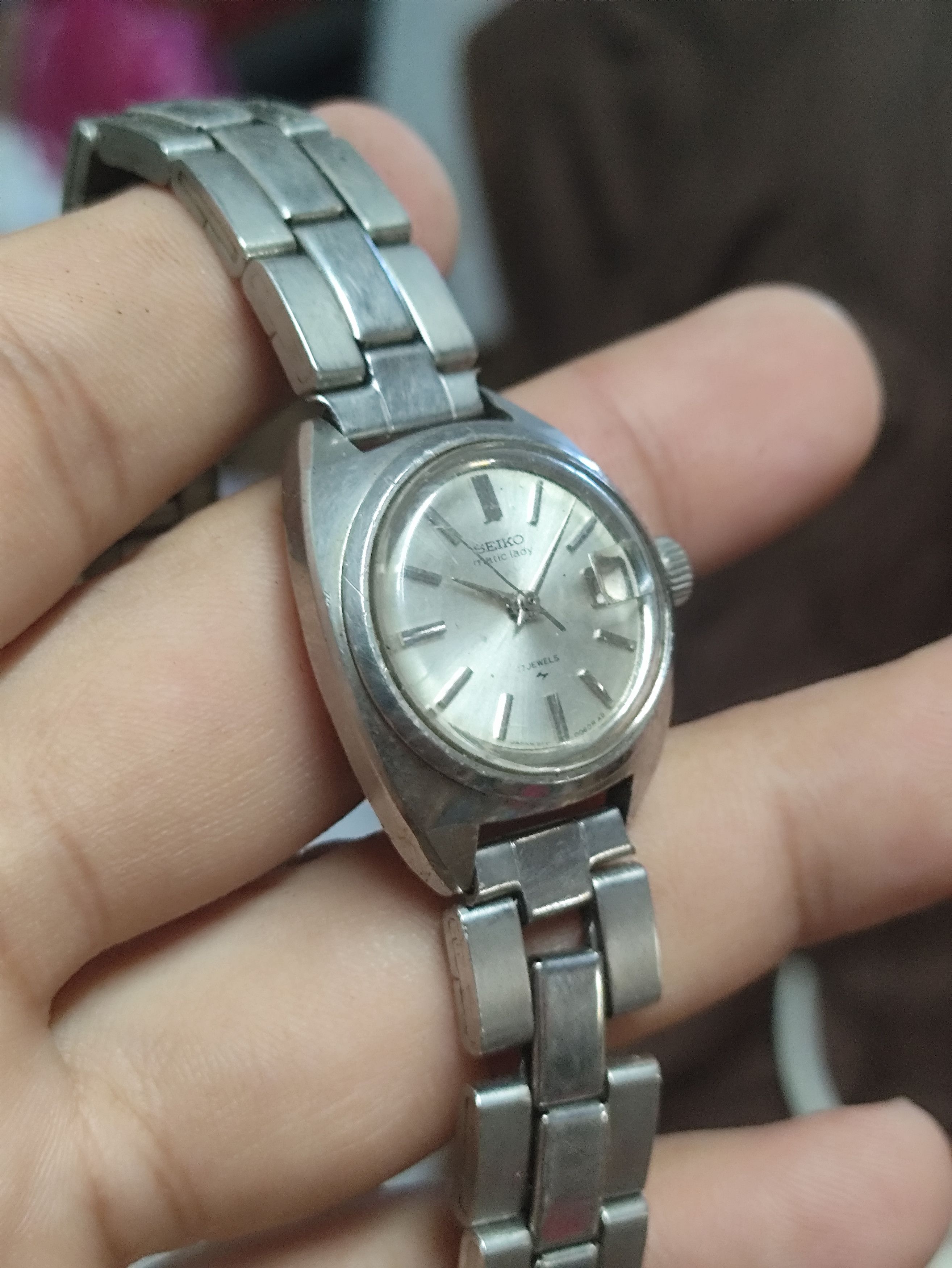 Japanese Brand Retro AUTOMATIC SEIKO MATIC LADIES (17JEWEL ENGINE) JAPAN Size ONE SIZE - 5 Thumbnail