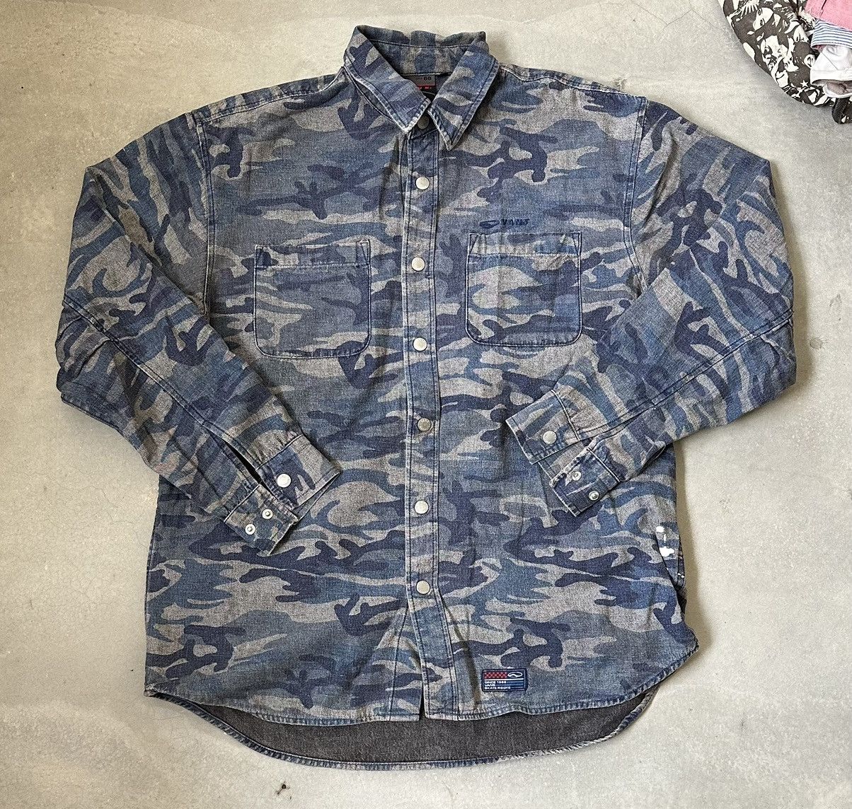Vans VINTAGE VANS CAMO BUTTON DOWN SHIRT Size US XL / EU 56 / 4 - 1 Thumbnail