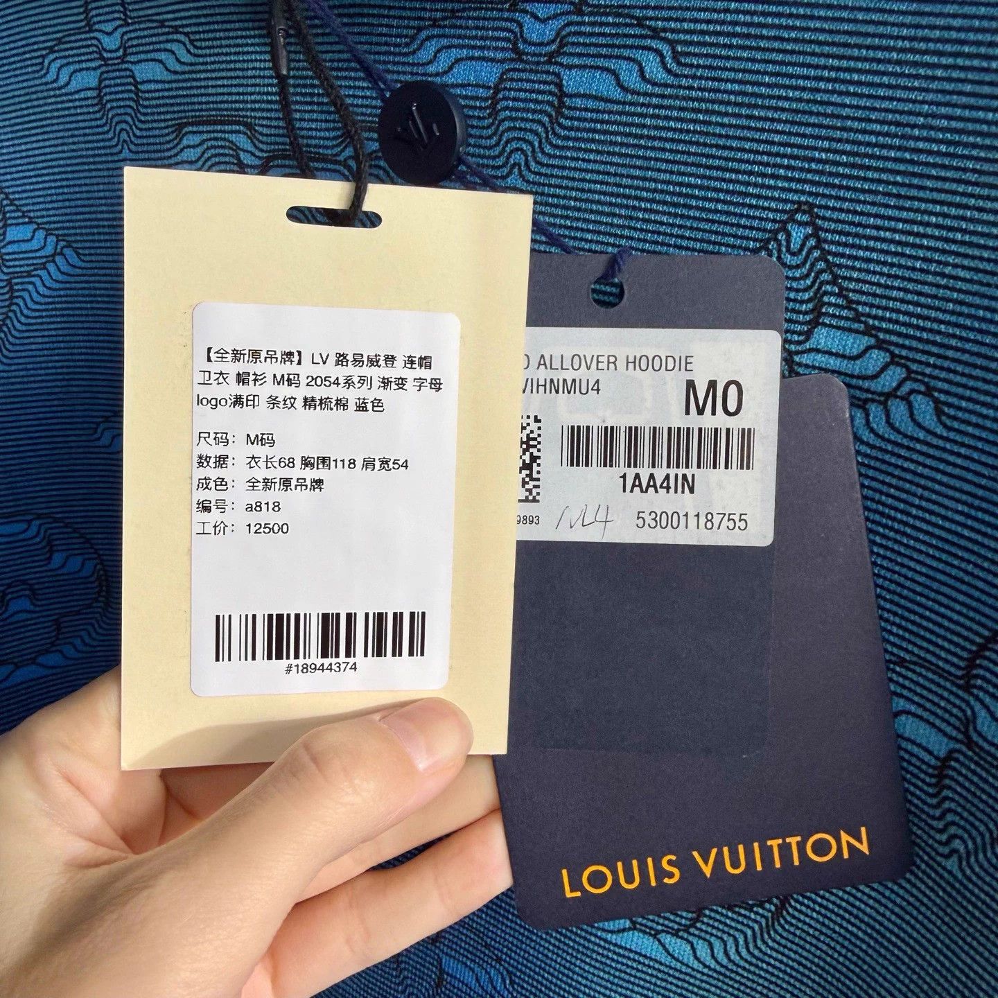 Louis Vuitton LV 2054 Gradient Monogram Hoodie M Size US M / EU 48-50 / 2 - 5 Thumbnail