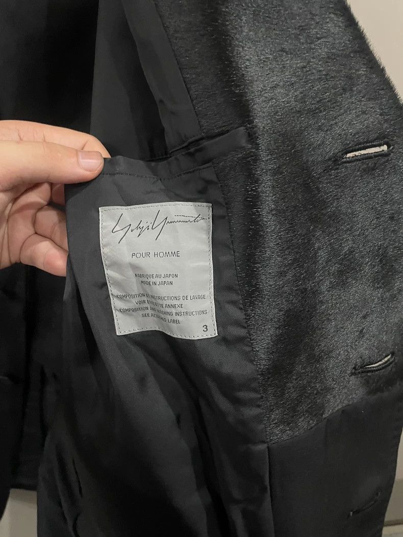 Yohji Yamamoto Yohji Yamamoto size 3 2002aw Wings Fur Collar blazer Size 36R - 5 Thumbnail
