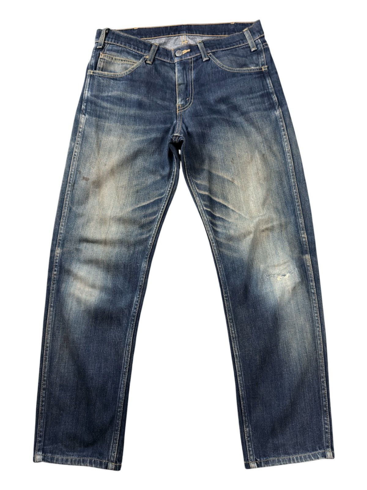Levi's Vintage Denim Levis 606 Tappered Heavy Faded Distressed Wash Size US 32 / EU 48 - 1 Thumbnail