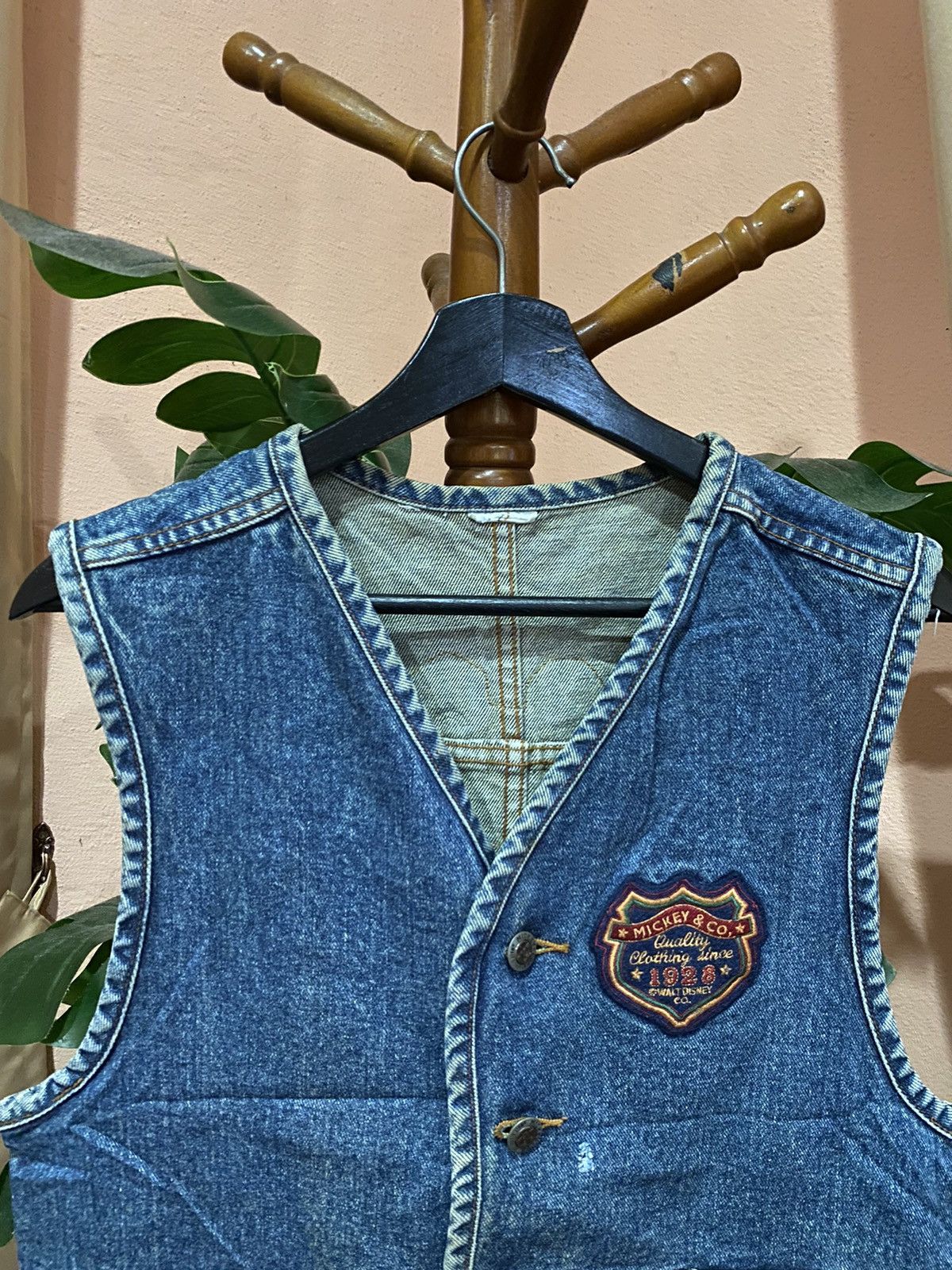 Mickey Mouse Vintage Mickey & Co. Denim Vest Disney Americana Classic Size US M / EU 48-50 / 2 - 6 Thumbnail